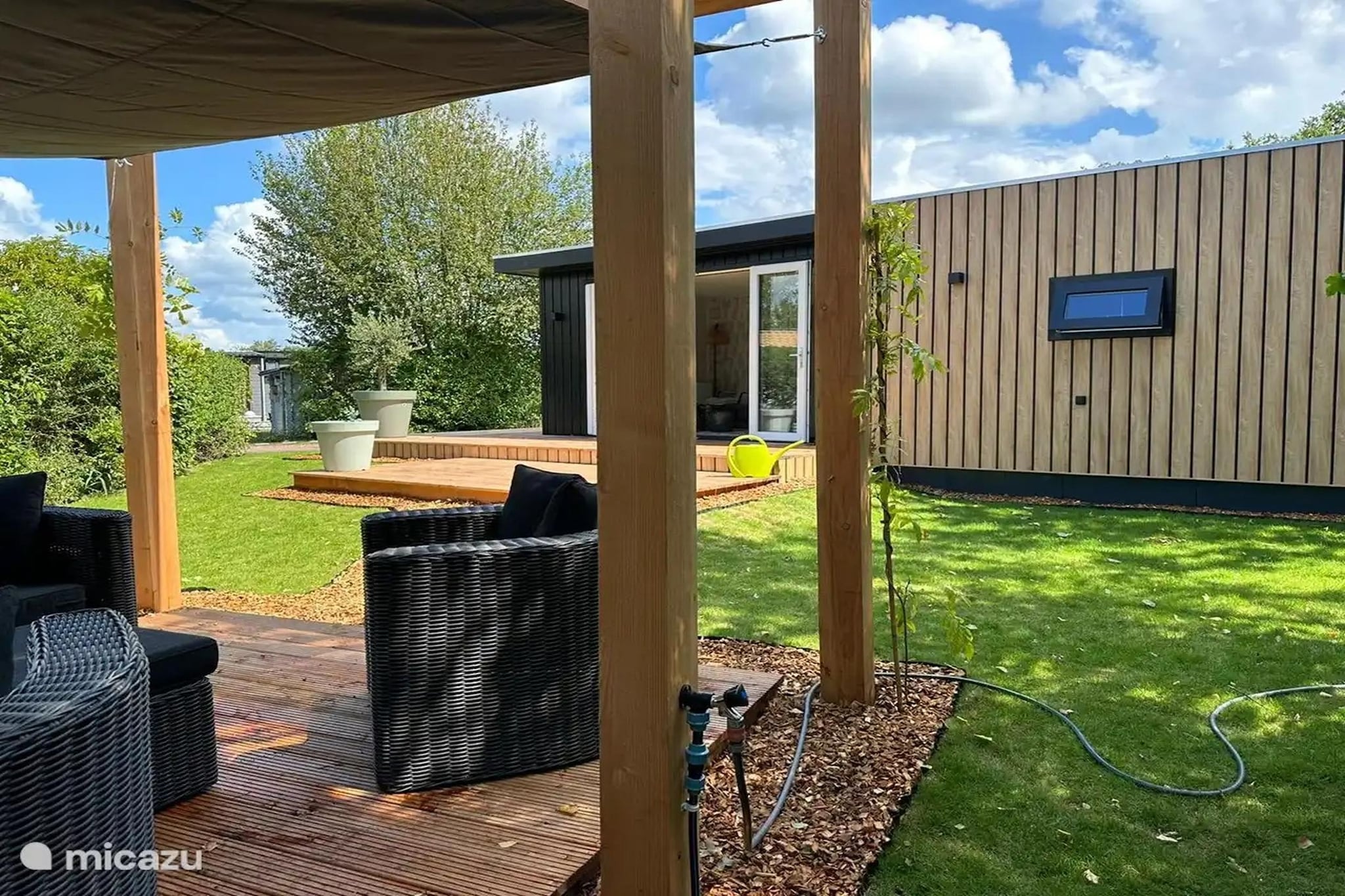 Chalet de Blauwe regen - Terrasbalkon