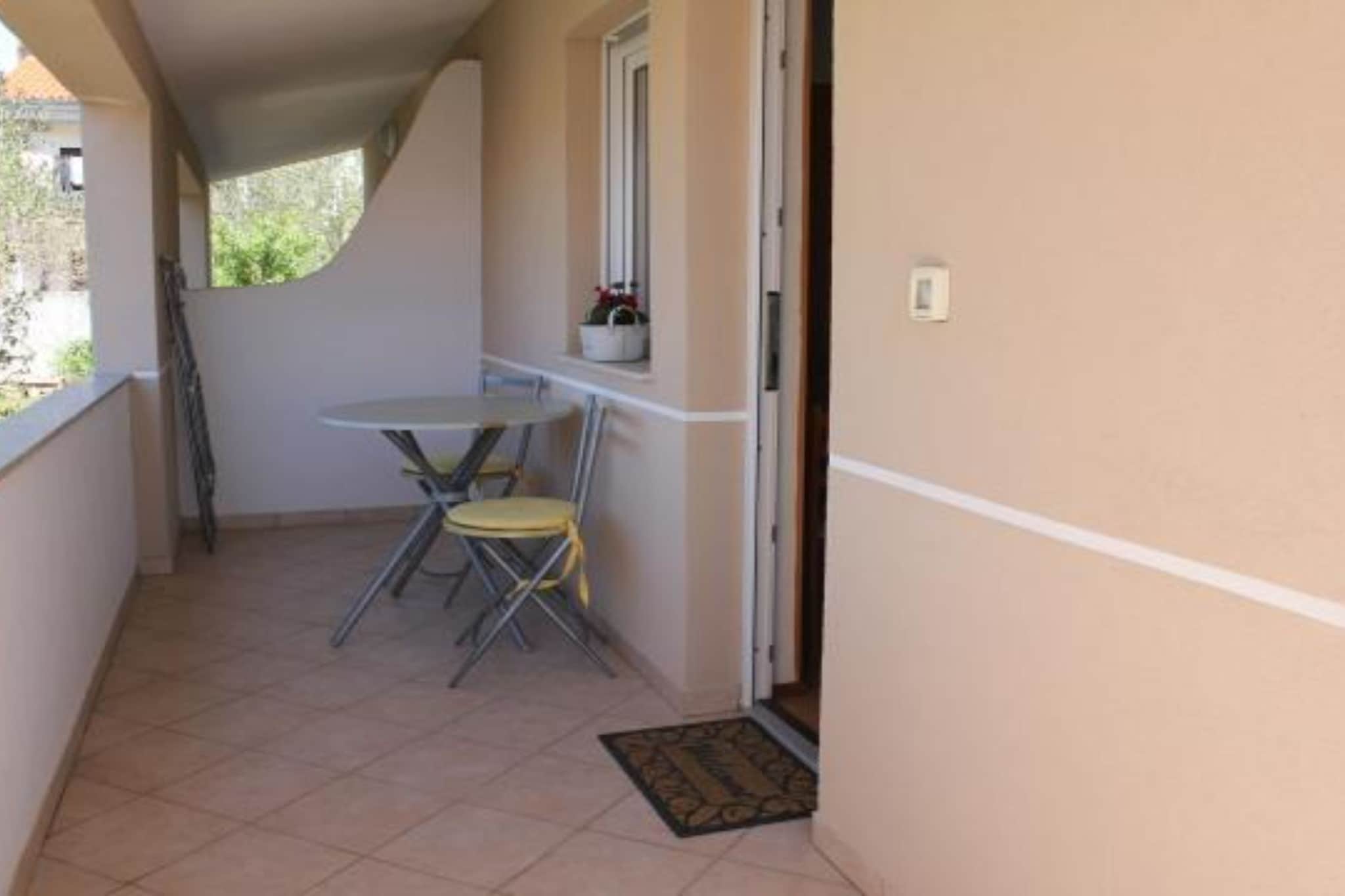 Sanja Apartments Posedarje - (A2) OneBedroom Apartment with  Terrace  and SeaView - Terrasse