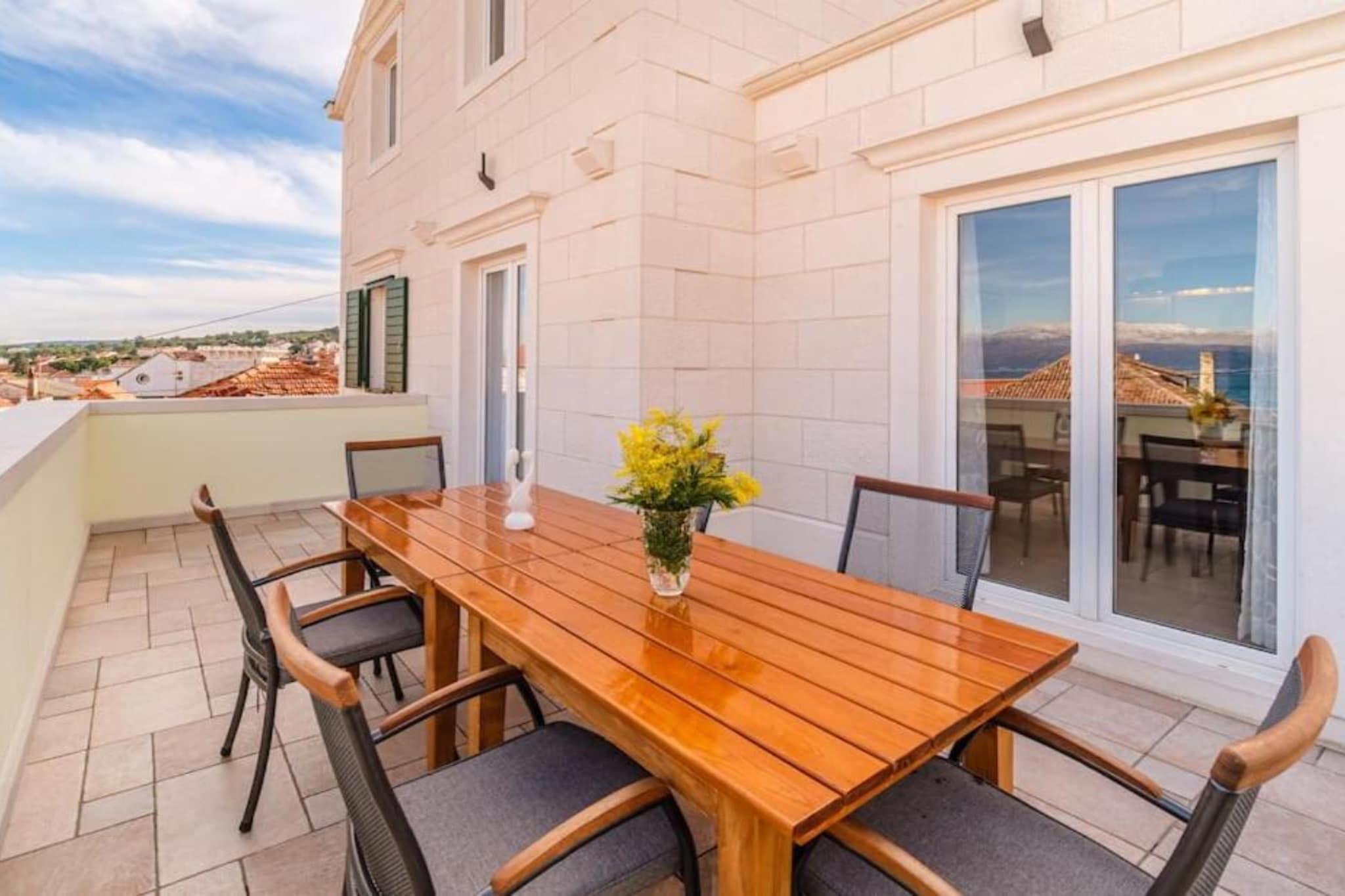 Sutivan Sea Terrace Apartment - Three Bedroom Apartment with Sea View and Terrace - Terrasbalkon