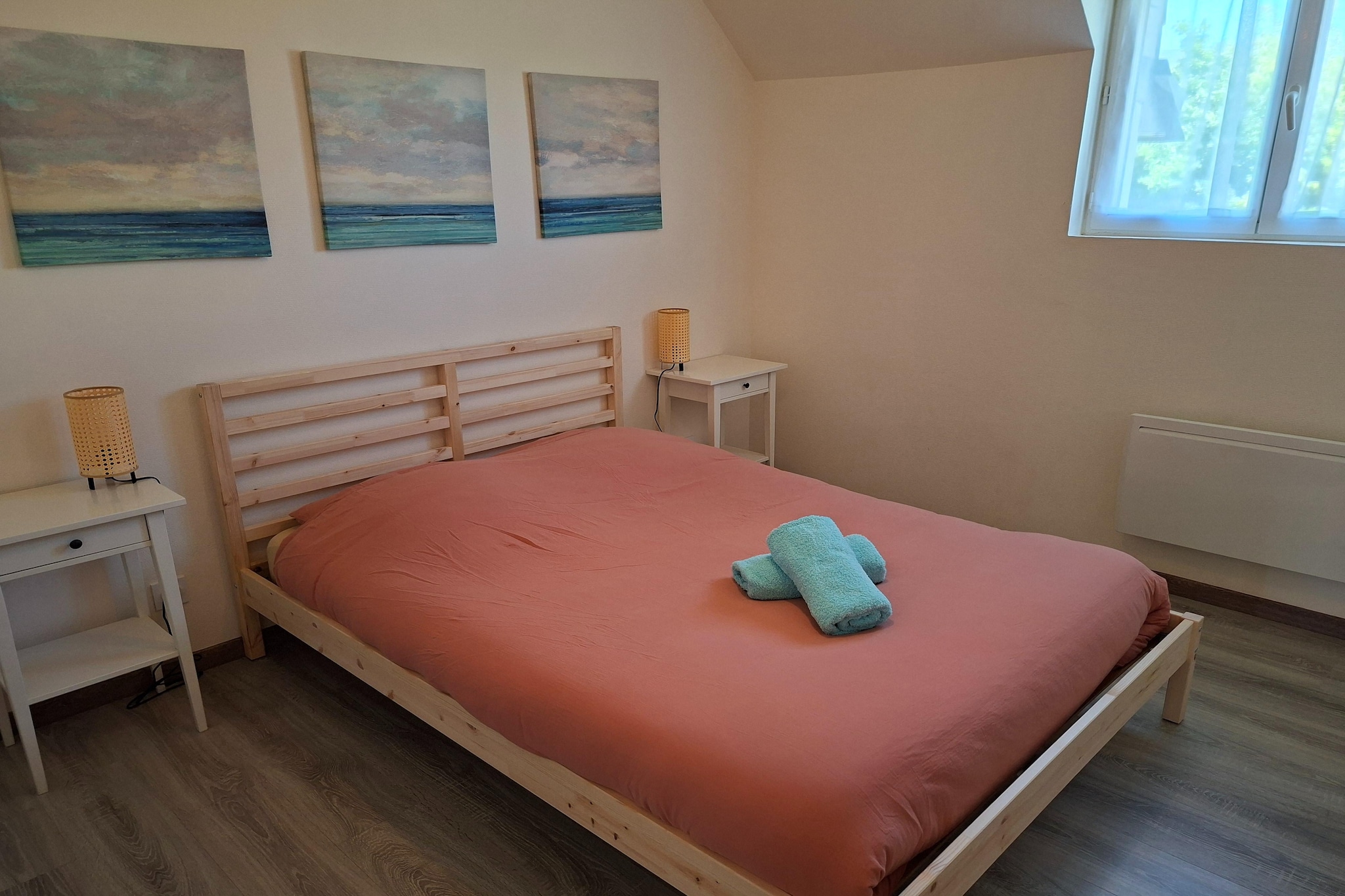 Ferienhaus mit Panoramablick Le Conquet - Slaapkamer
