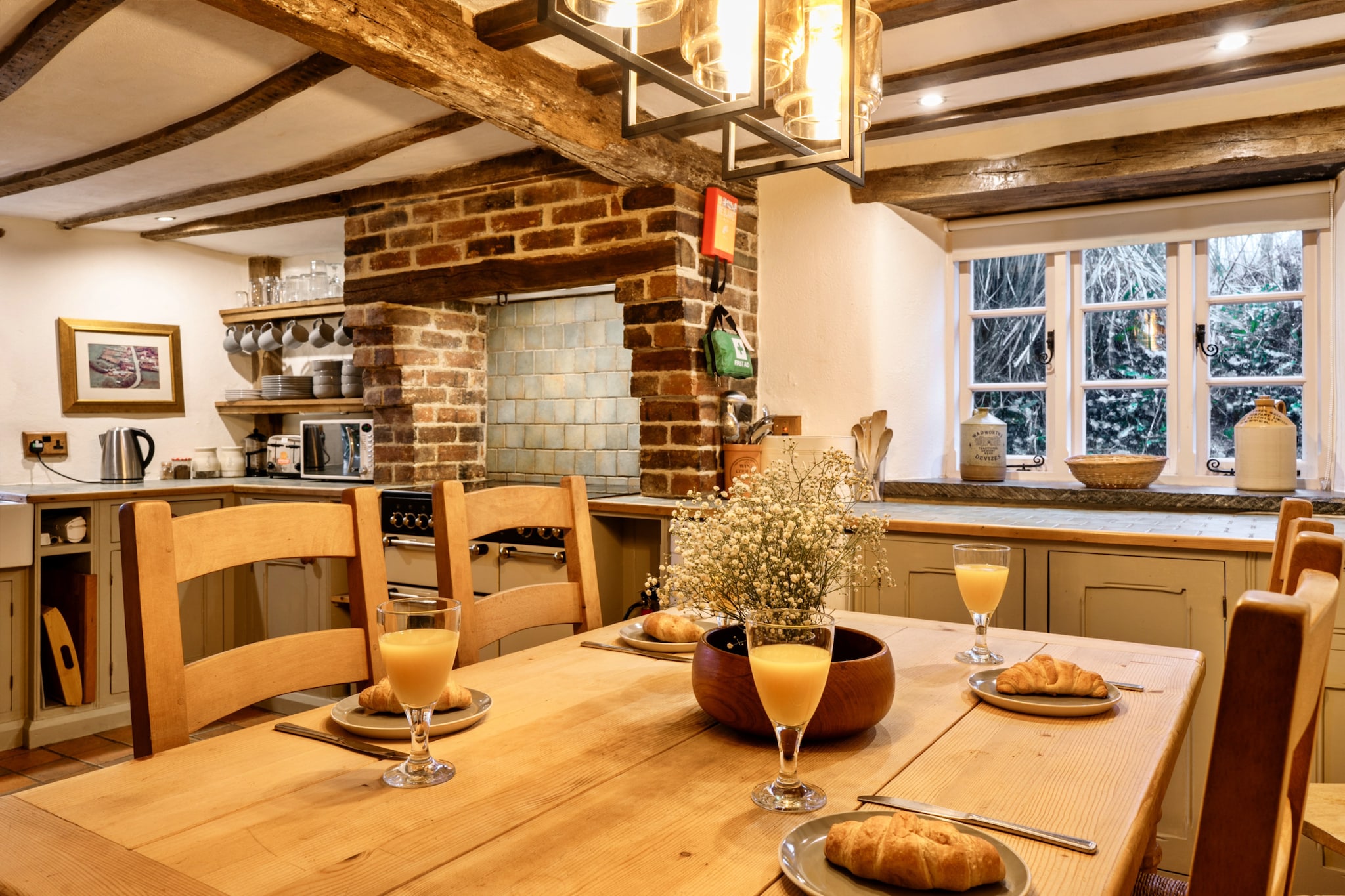 Syncocks Farm Cottage - Eetkamer