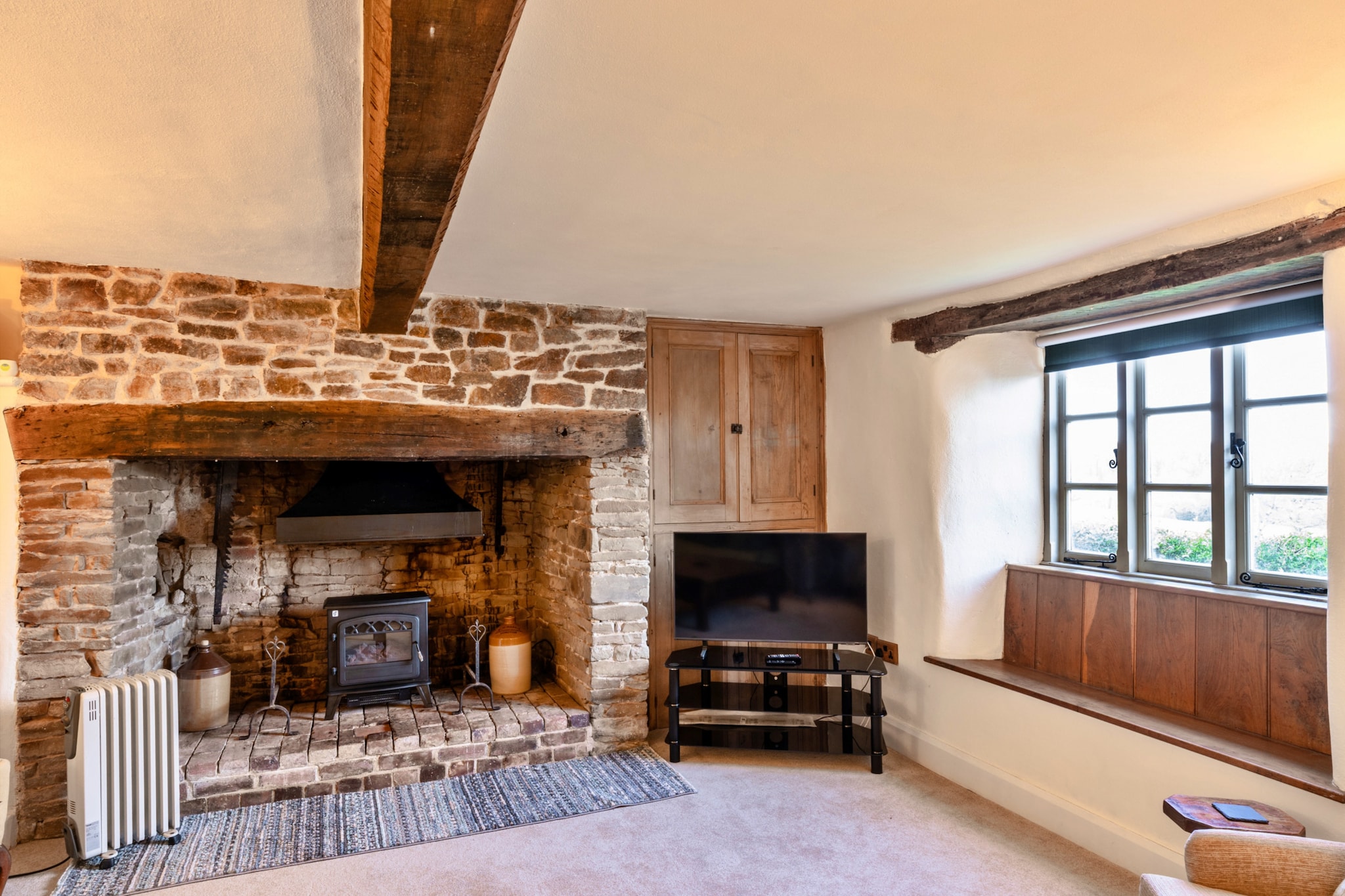 Syncocks Farm Cottage - Woonkamer