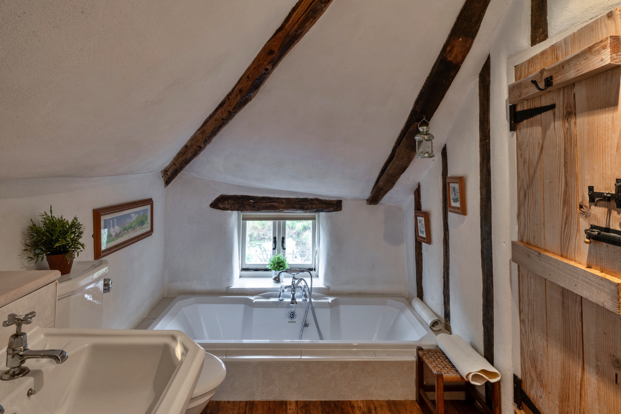 Syncocks Farm Cottage - Badkamer