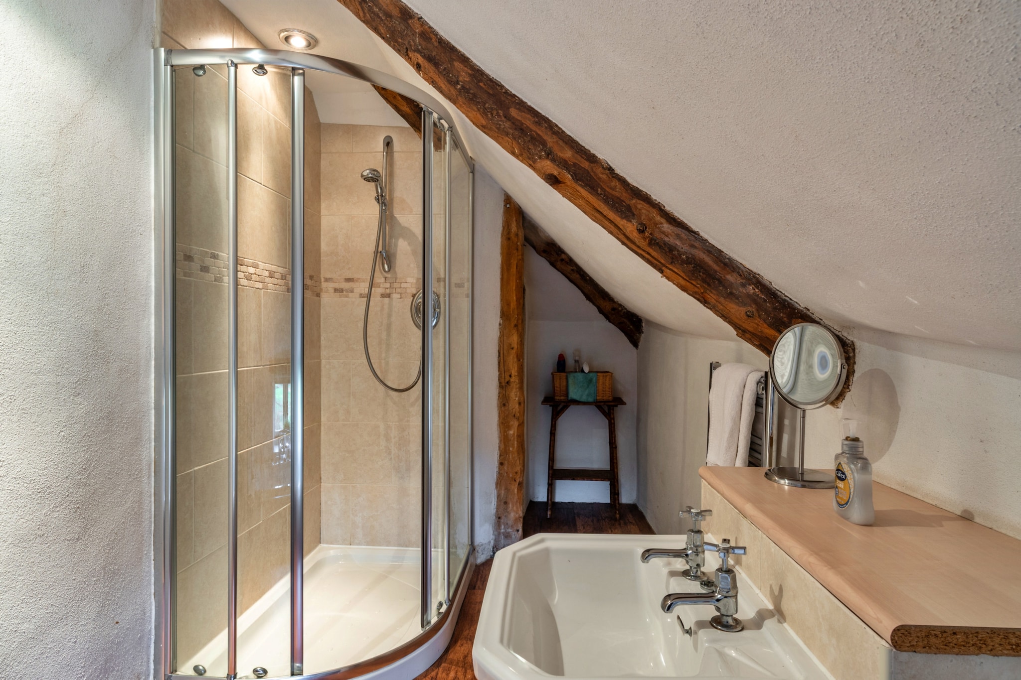 Syncocks Farm Cottage - Badkamer