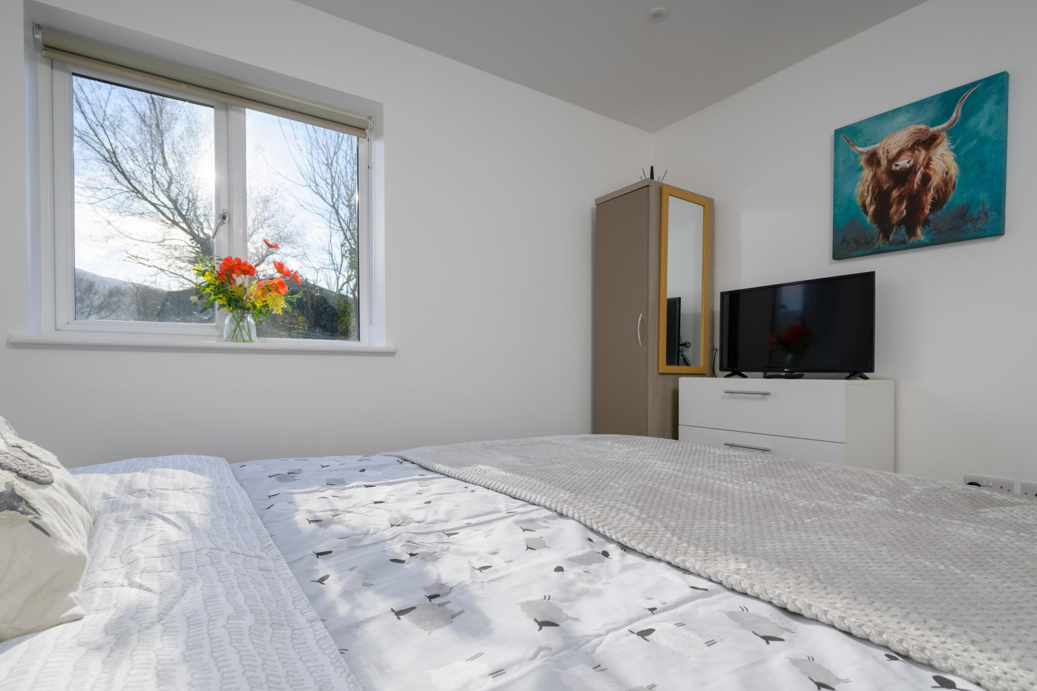 Hedd Wen Cottage - Chambre