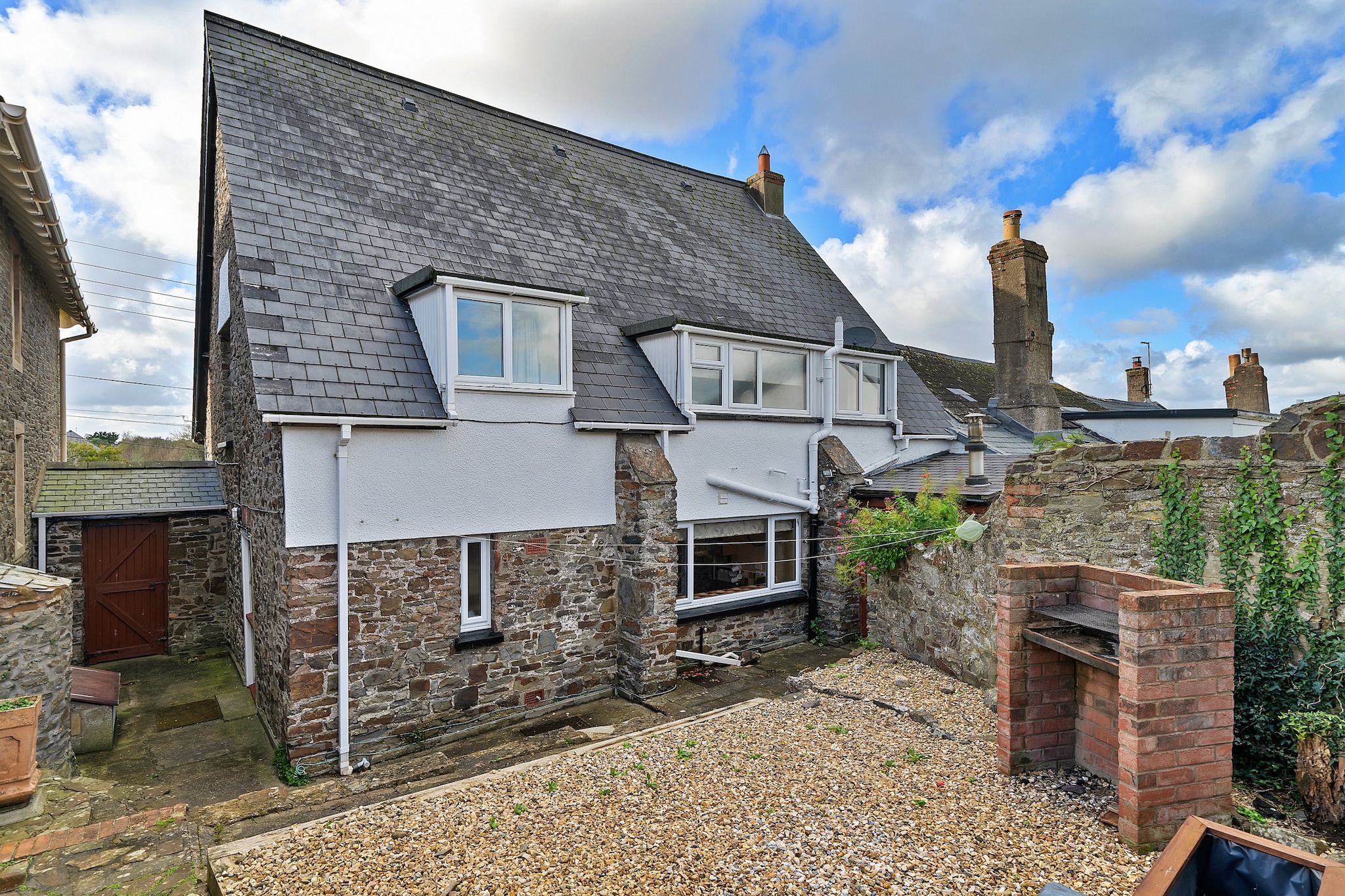 The Old School House at Instow - Buitenkant zomer