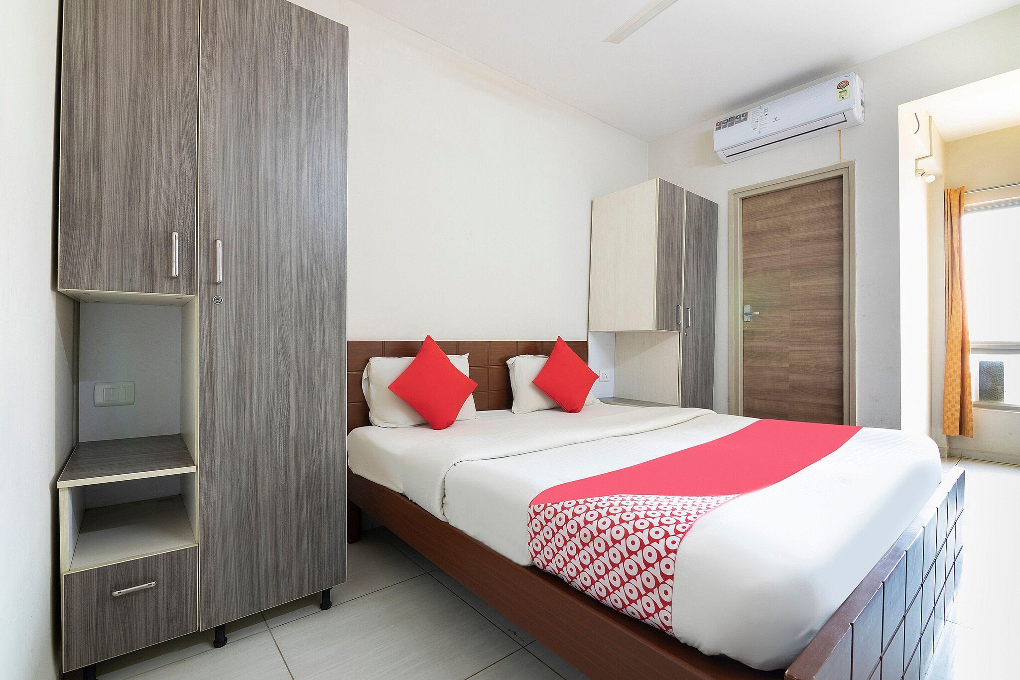 Enjoy a comfortable and hassle-free experience at our thoughtfully designed property. Each room is equipped with modern amenities, cozy bedding, and elegant decor to make you feel right at home. Located conveniently with easy access to public transport and major attractions, it's perfect for both business and leisure travelers. Cleanliness and guest comfort are our top priorities, and our team is available 24/7 to assist you throughout your stay.
Unmarried couples are warmly welcome at this property.
Guests with local ID proof are warmly welcome.
Foreign guests are welcome and allowed to stay at this property without any restrictions
Early Check-In Policy: A full day’s room rate will be charged for check-ins before 6:00 AM. Complimentary early check-in is available between 6:00 AM and 10:00 AM, subject to room availability.
Check-in is only available to guests aged 18 and above. Please provide a government-issued ID to confirm your age.