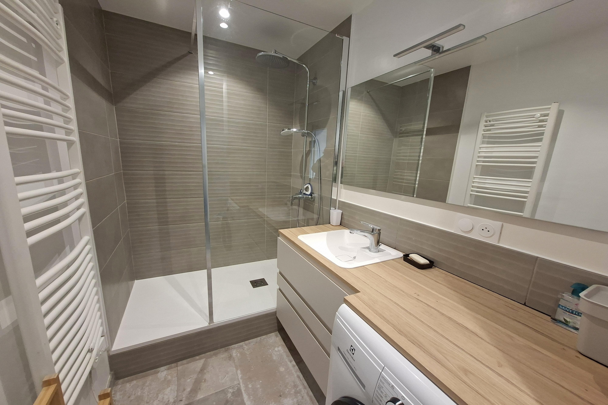 Ferienwohnung in Plougonvelin - Badkamer