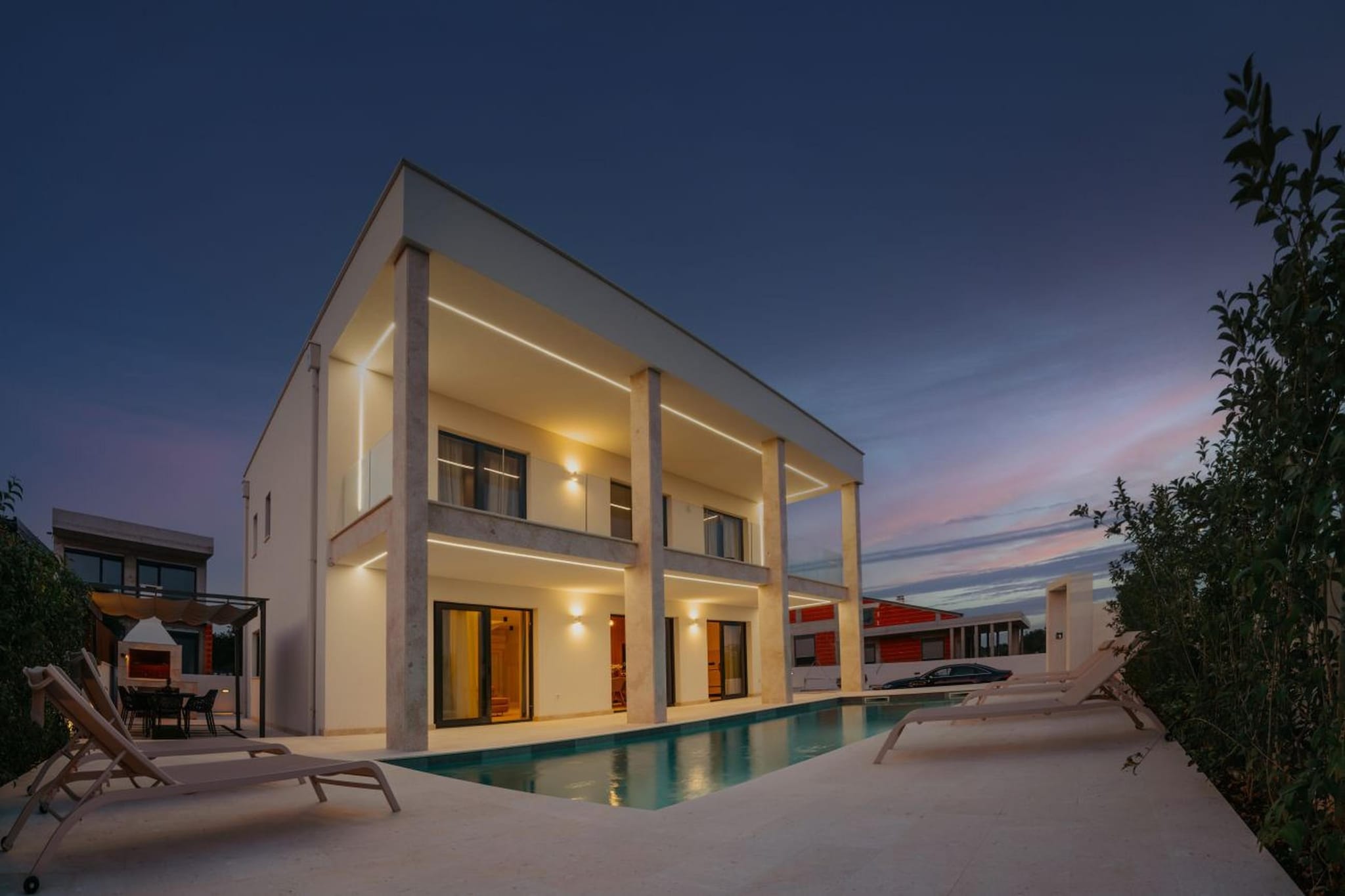 Seaview Villa Turnea - Buitenkant zomer