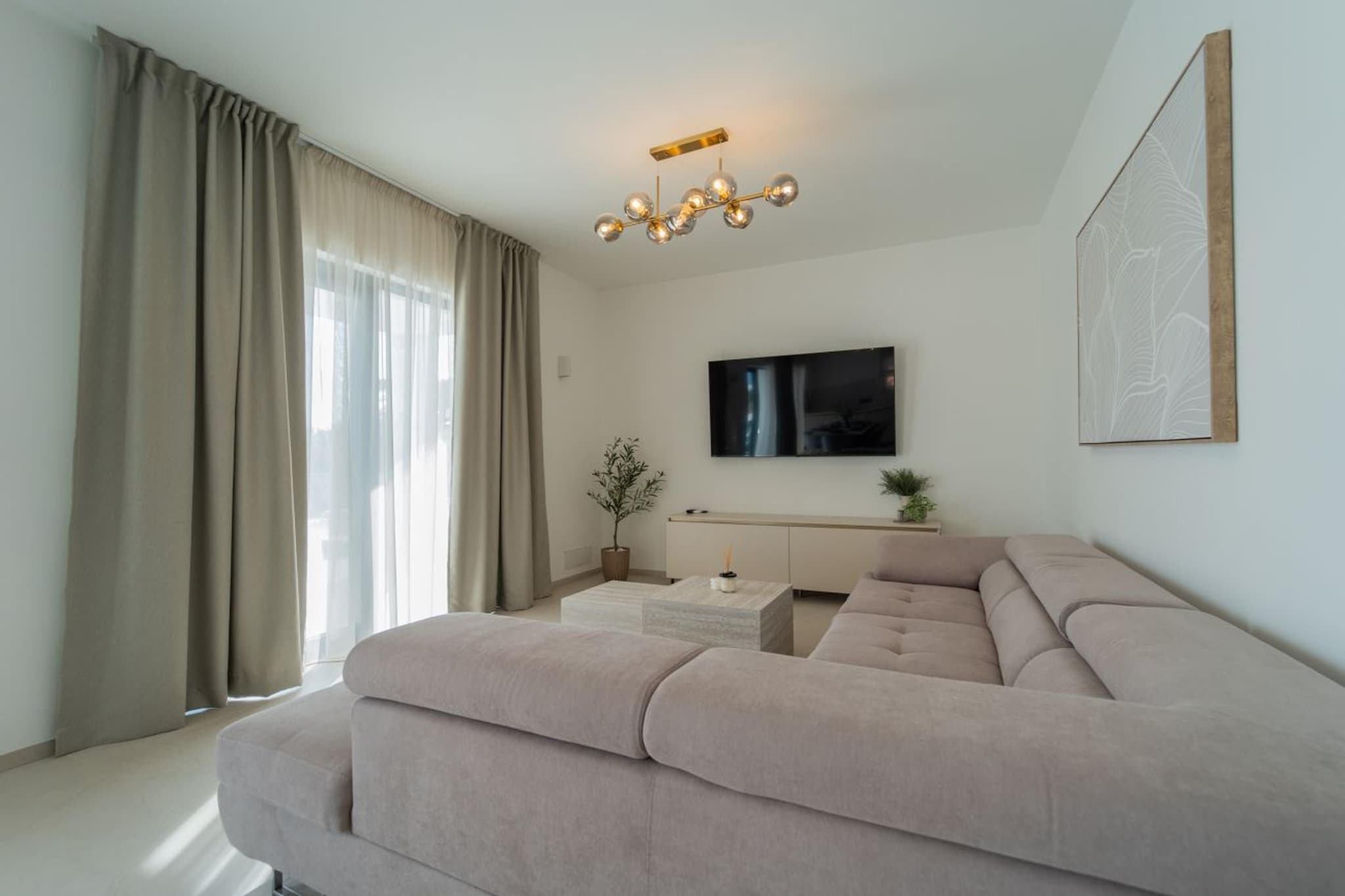 Seaview Villa Turnea - Woonkamer