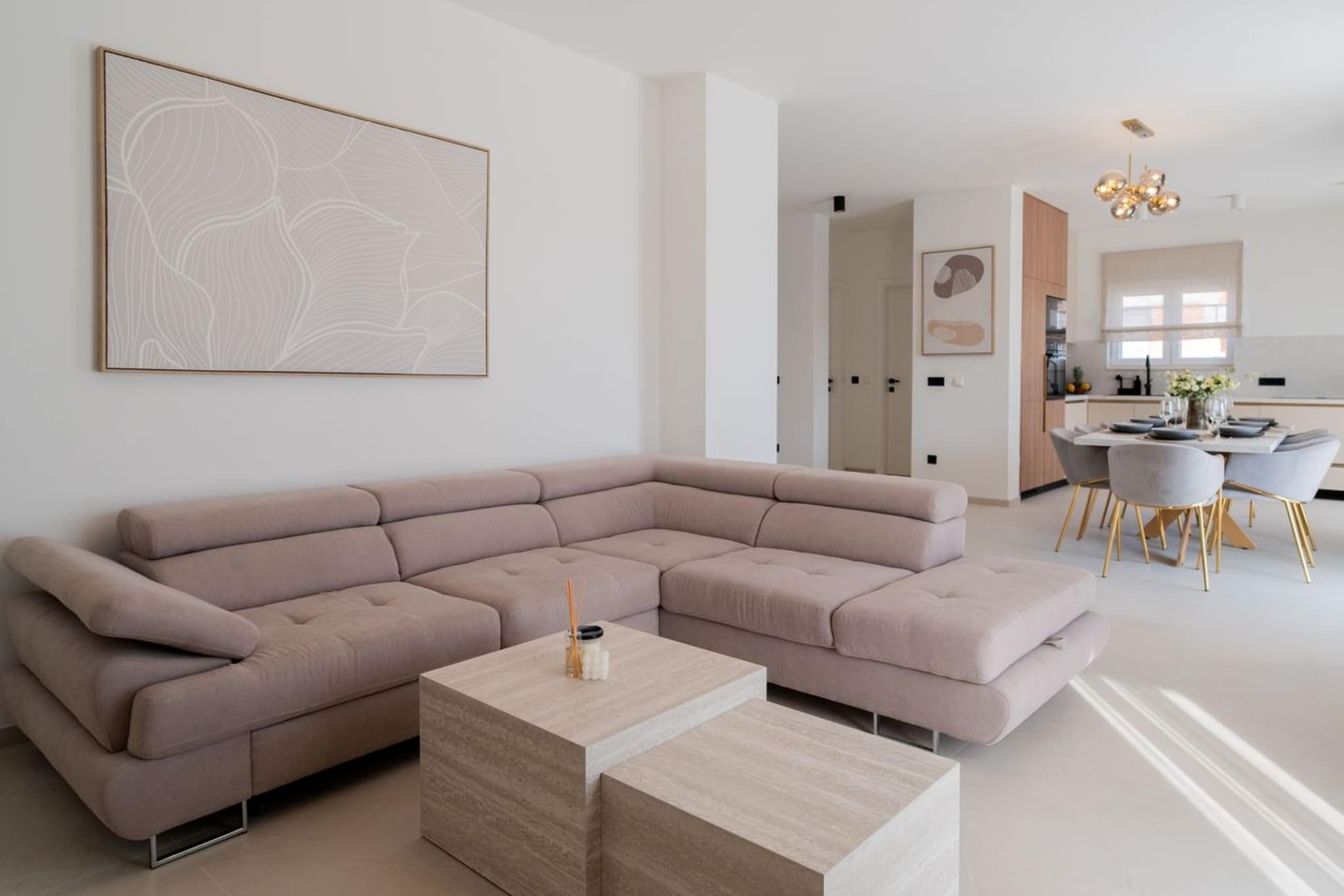 Seaview Villa Turnea - Woonkamer