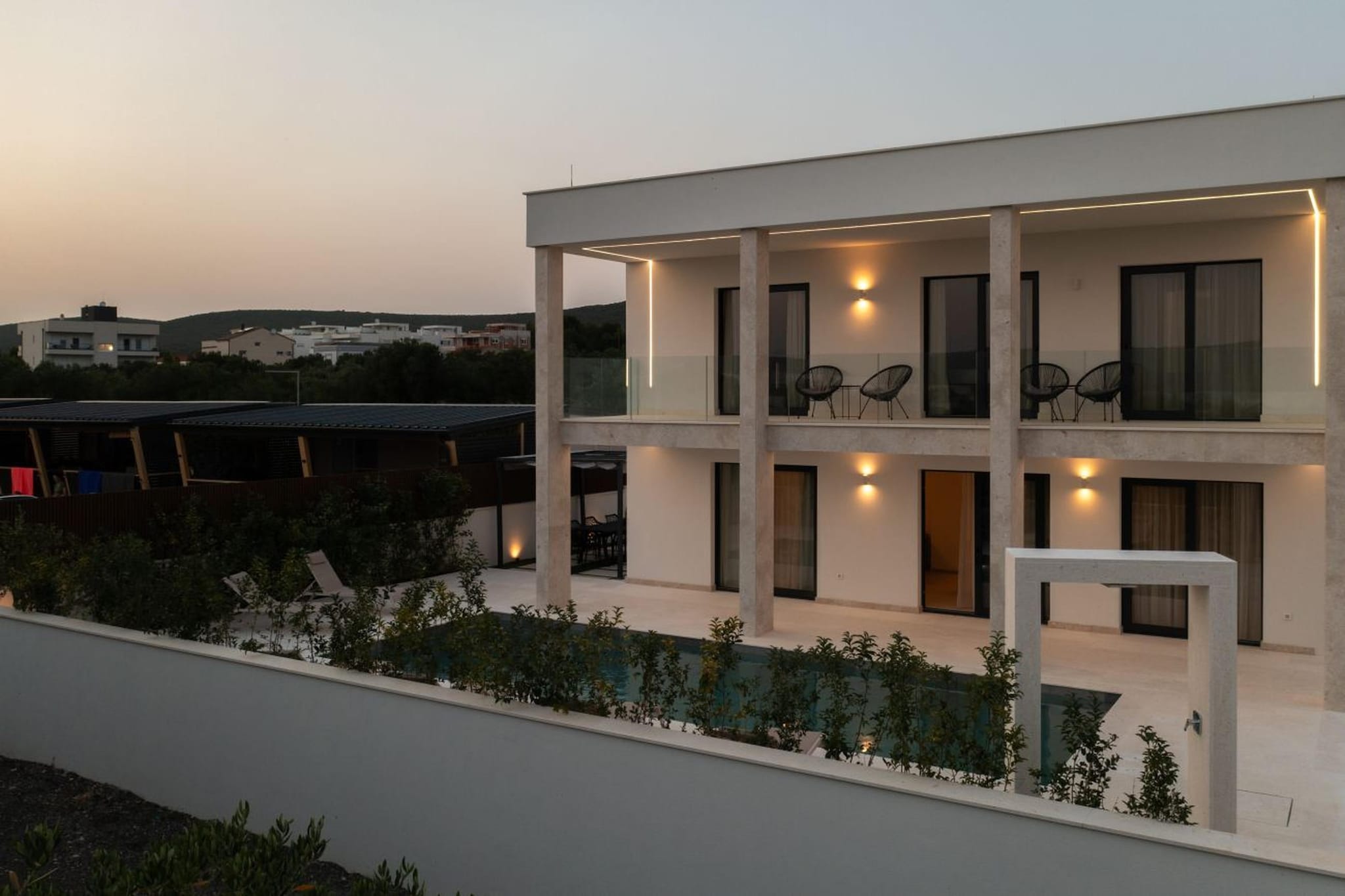 Seaview Villa Turnea - Buitenkant zomer