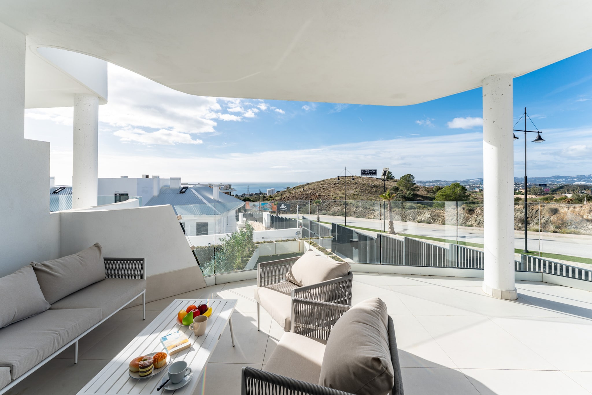 CT 404 - Faro's Fuengirola Higueron Hights - Seaviews - Terrasbalkon