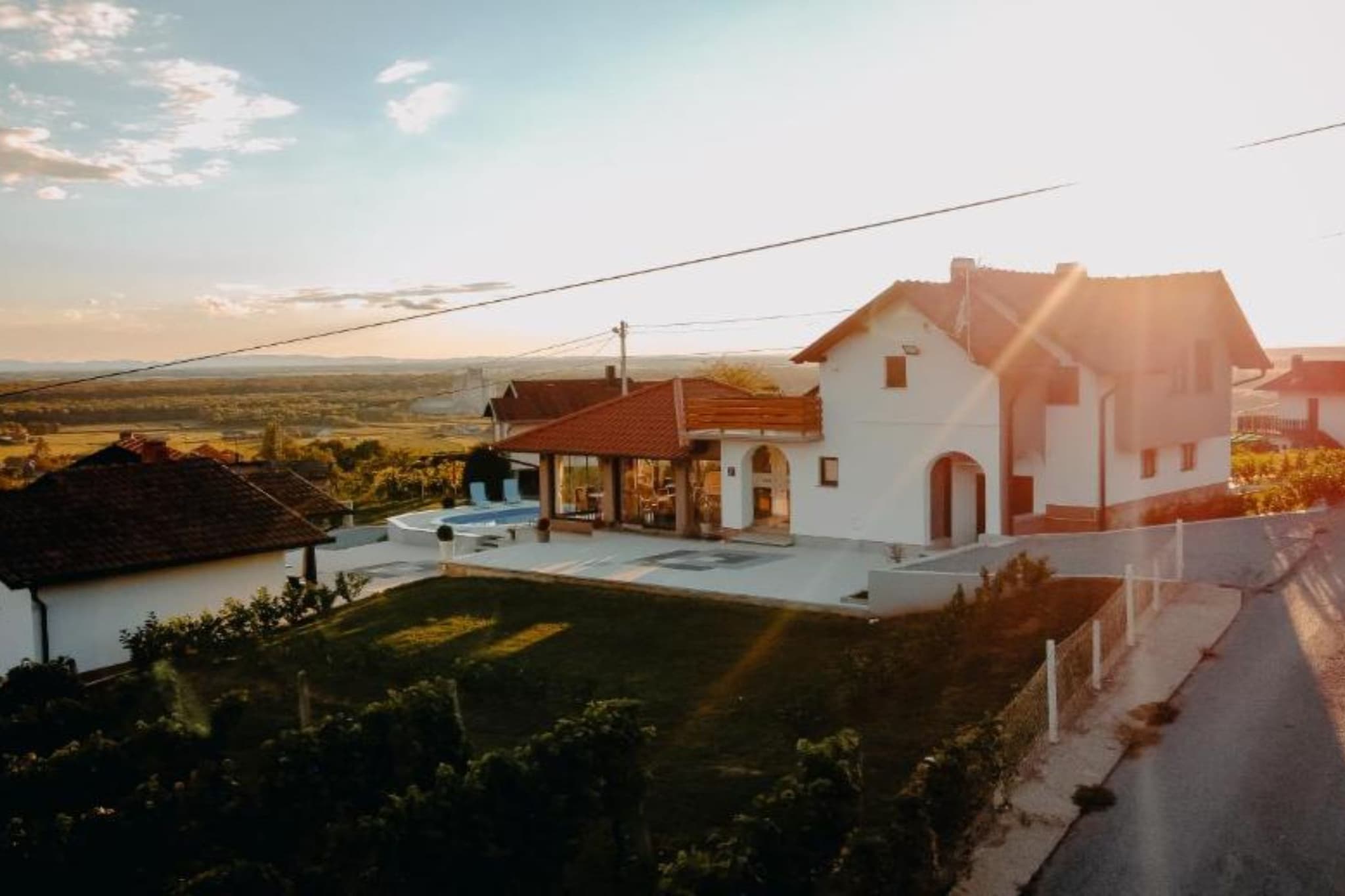 Belajec Wine & Nature Retreat - Two Bedroom Villa with the Pool - Im Freien