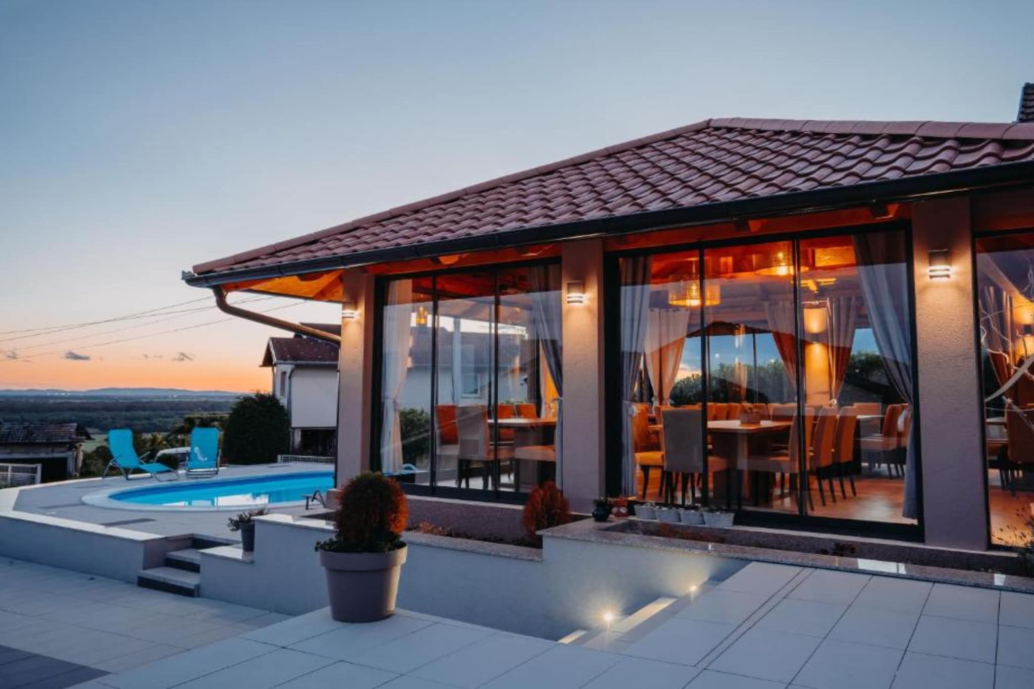 Belajec Wine & Nature Retreat - Two Bedroom Villa with the Pool - Im Freien