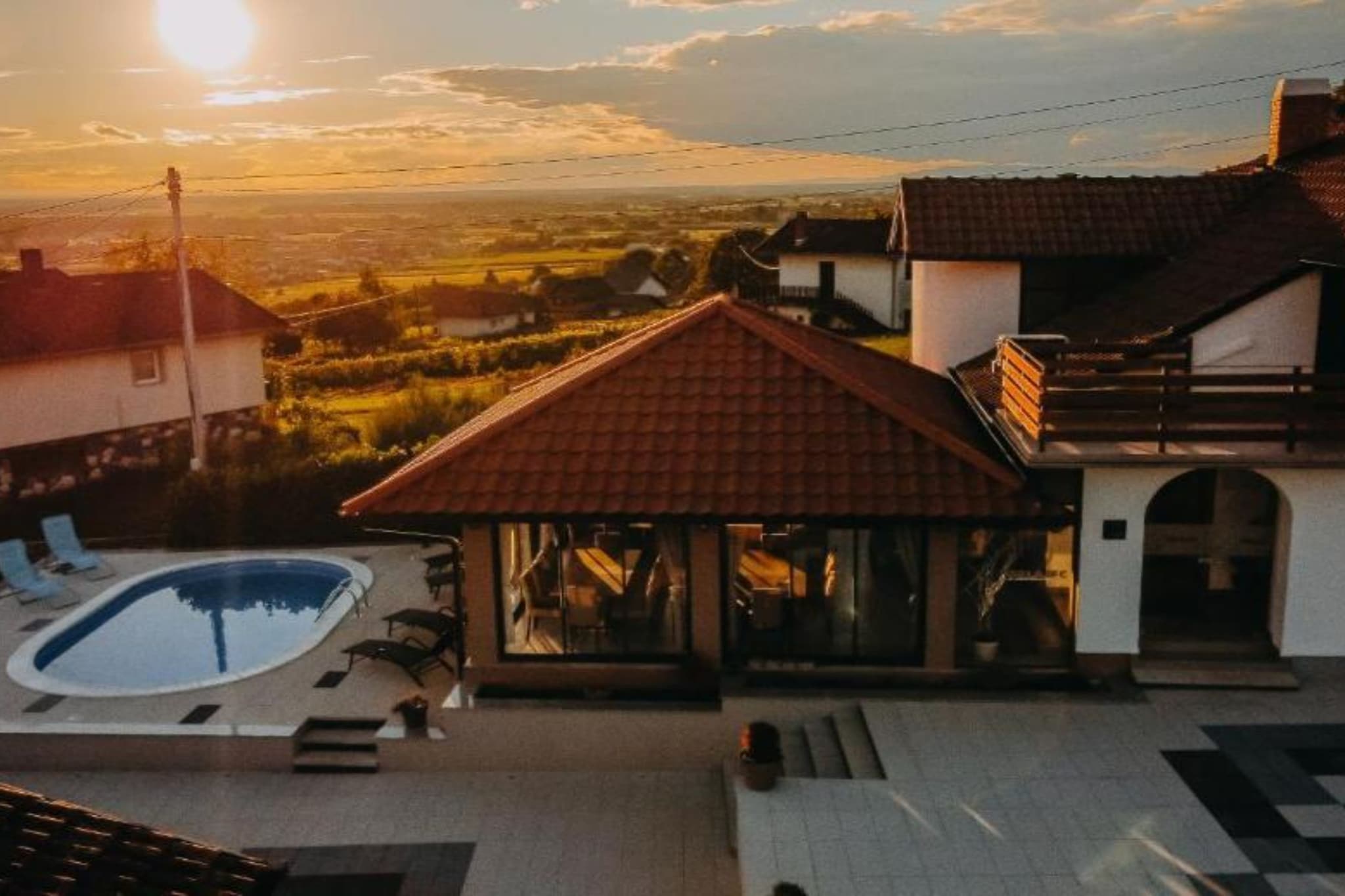 Belajec Wine & Nature Retreat - Two Bedroom Villa with the Pool - Im Freien
