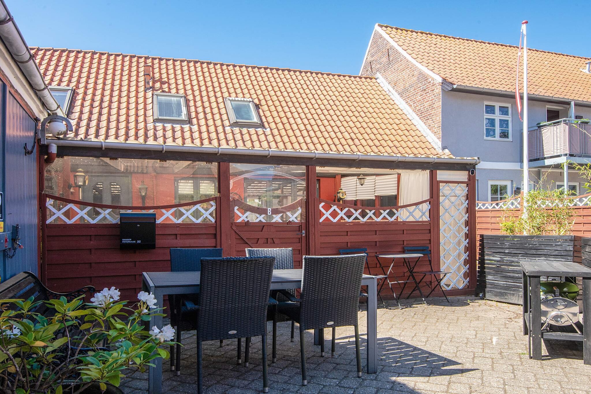 Ringkøbing herenhuis met spa en activiteitenruimte - Uitzicht