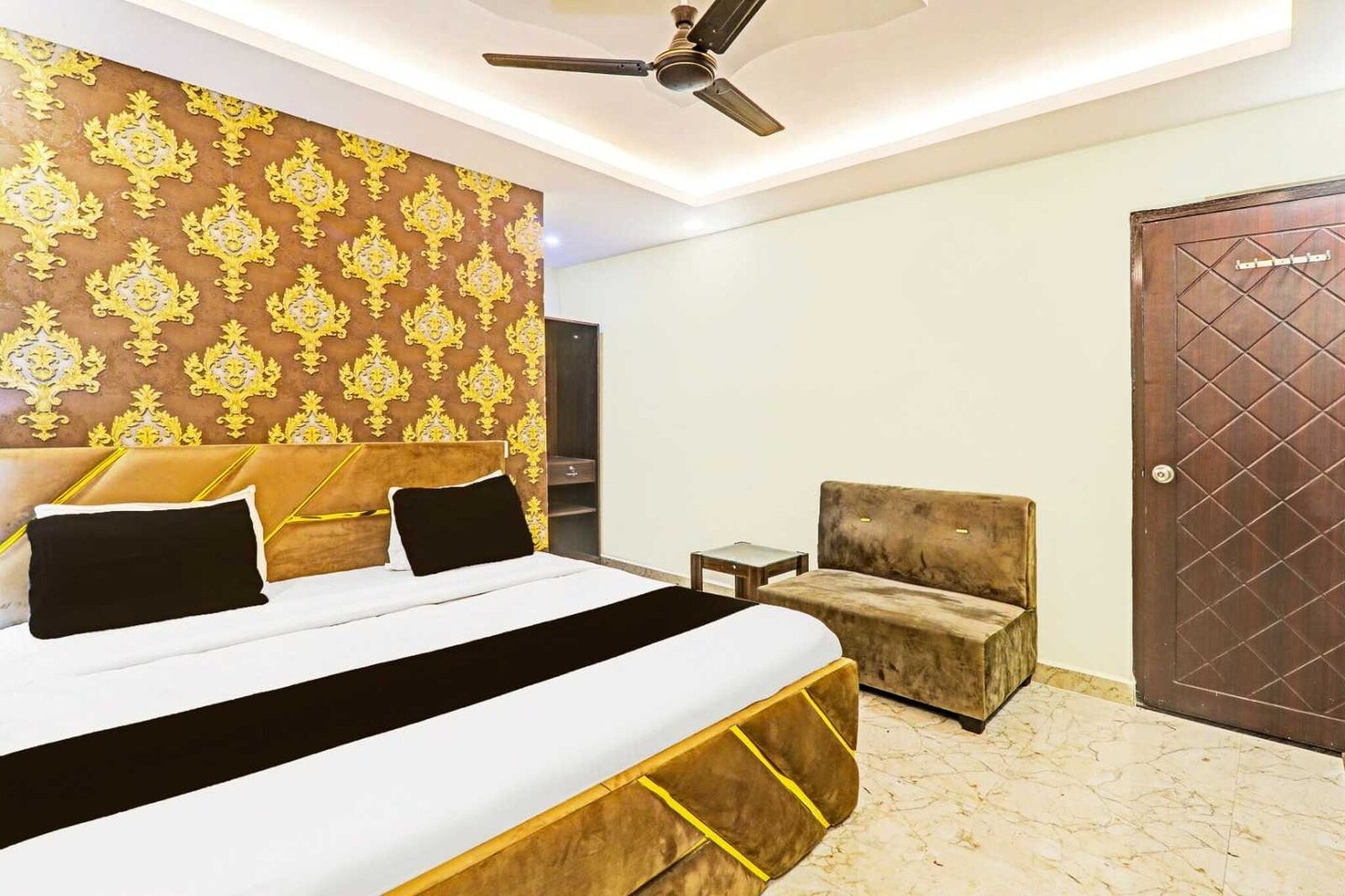 Enjoy a comfortable and hassle-free experience at our thoughtfully designed property. Each room is equipped with modern amenities, cozy bedding, and elegant decor to make you feel right at home. Located conveniently with easy access to public transport and major attractions, it's perfect for both business and leisure travelers. Cleanliness and guest comfort are our top priorities, and our team is available 24/7 to assist you throughout your stay.
Unmarried couples are warmly welcome at this property.
Guests with local ID proof are warmly welcome.
Foreign guests are welcome and allowed to stay at this property without any restrictions
Early Check-In Policy: A full day’s room rate will be charged for check-ins before 6:00 AM. Complimentary early check-in is available between 6:00 AM and 10:00 AM, subject to room availability.
Check-in is only available to guests aged 18 and above. Please provide a government-issued ID to confirm your age.