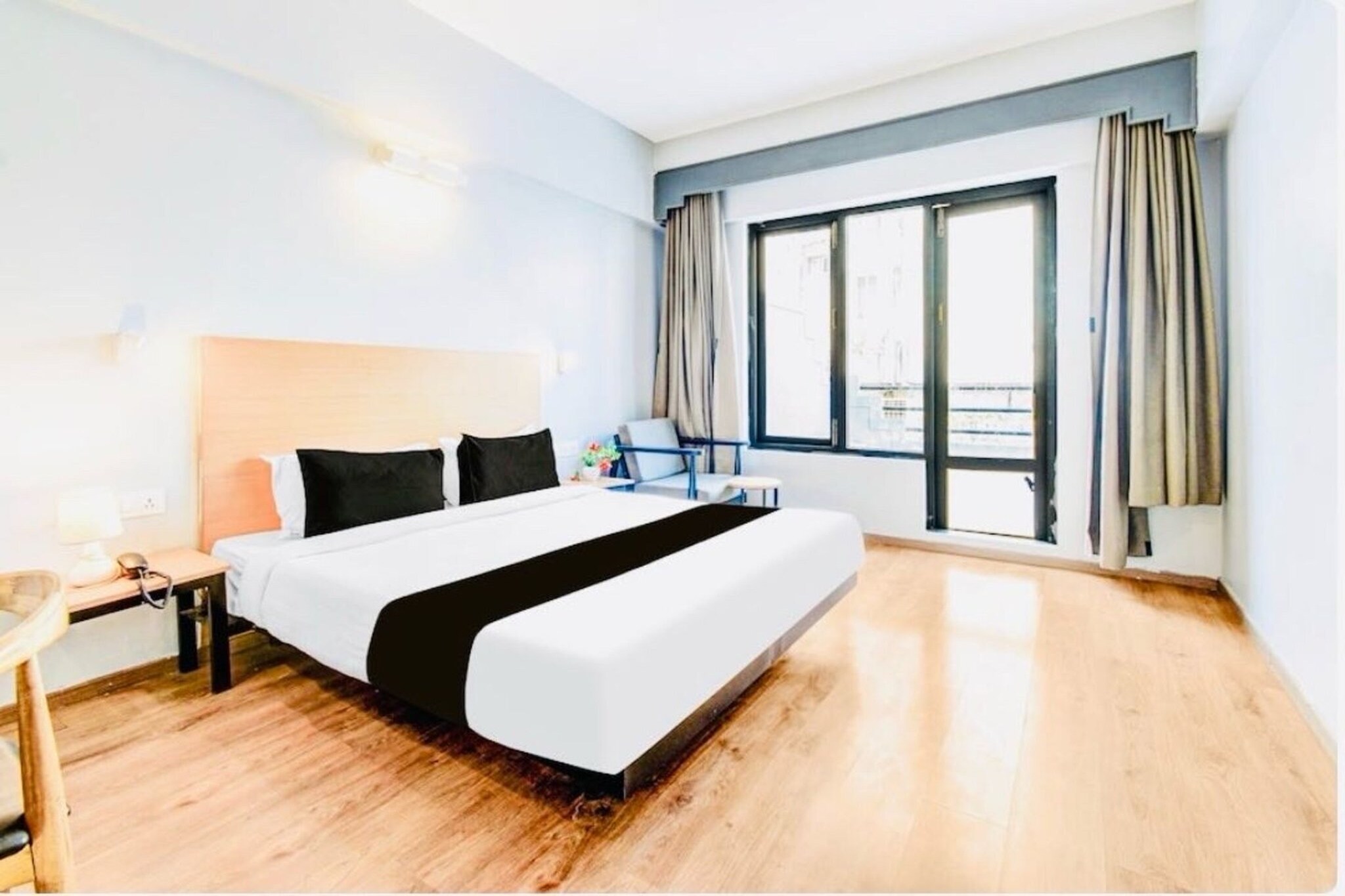 Enjoy a comfortable and hassle-free experience at our thoughtfully designed property. Each room is equipped with modern amenities, cozy bedding, and elegant decor to make you feel right at home. Located conveniently with easy access to public transport and major attractions, it's perfect for both business and leisure travelers. Cleanliness and guest comfort are our top priorities, and our team is available 24/7 to assist you throughout your stay.
Unmarried couples are warmly welcome at this property.
Guests with local ID proof are warmly welcome.
Foreign guests are welcome and allowed to stay at this property without any restrictions
Early Check-In Policy: A full day’s room rate will be charged for check-ins before 6:00 AM. Complimentary early check-in is available between 6:00 AM and 10:00 AM, subject to room availability.
Check-in is only available to guests aged 18 and above. Please provide a government-issued ID to confirm your age.