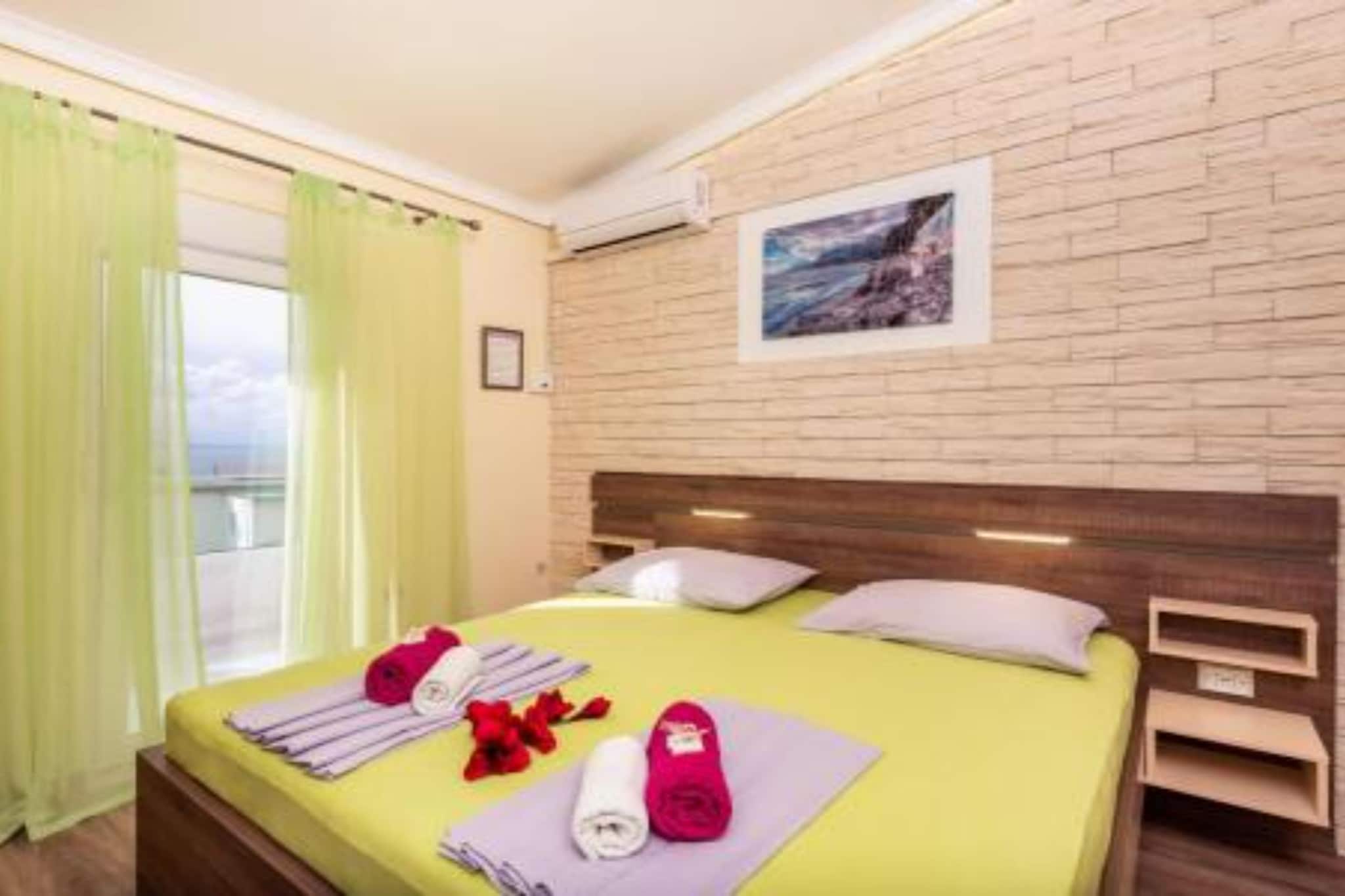 Villa Goldfield - One Bedroom Apartment with Sea View and Balcony - Chambre