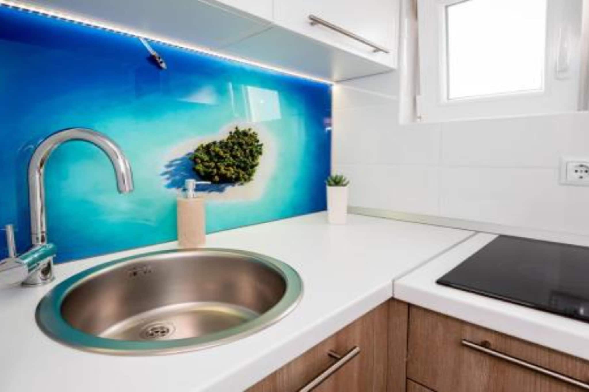 Villa Goldfield - One Bedroom Apartment with Sea View and Balcony - Cuisine