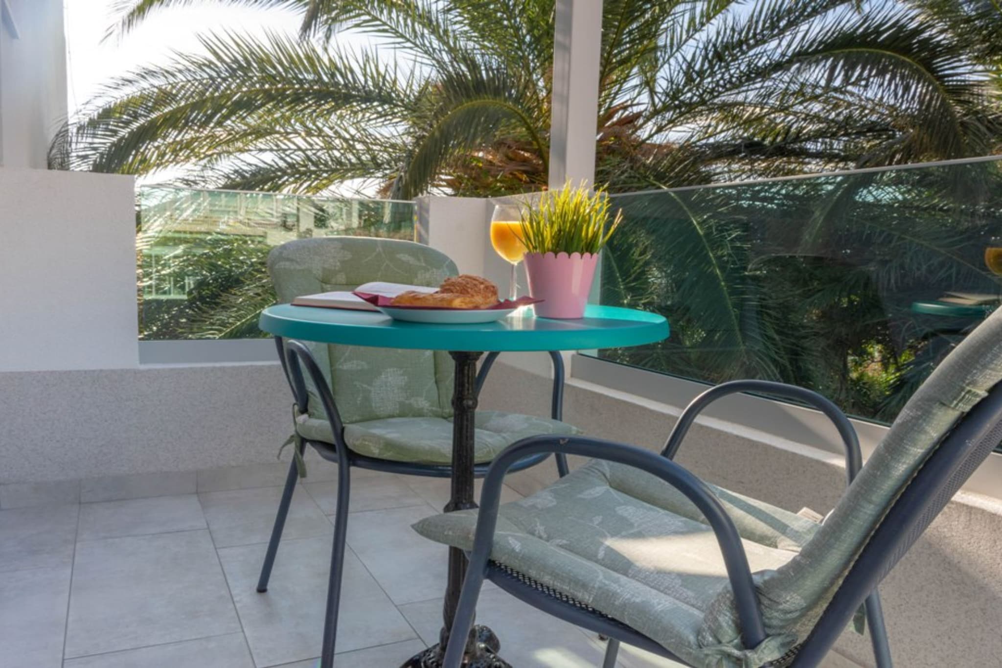 Villa Goldfield - Comfort Studio Apartment with Sea View and Balcony - Terrasse / balcon