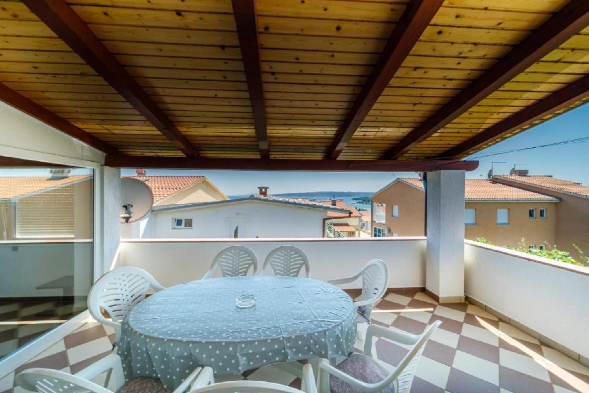 Apartments Bozena - Two bedroom apartment 5 + 2 (Natalka) - Terrasse/Balkon