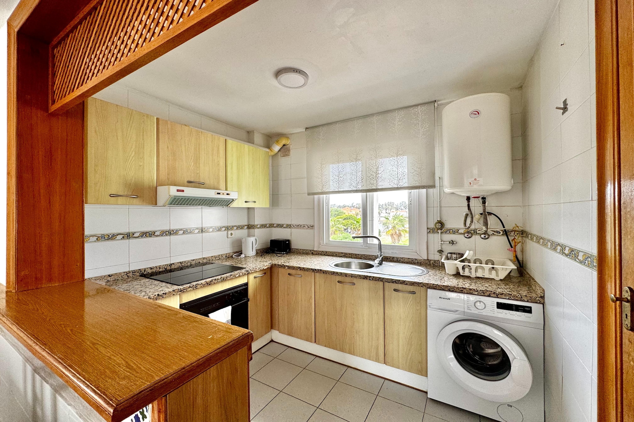 Enjoy a relaxing coastal escape in this stylish apartment located on the first floor, in the heart of Golf Center, just a short stroll from the beautiful Playa Serena. Surrounded by landscaped gardens, this charming retreat offers access to a shared swimming pool, a children’s play area, and open green spaces perfect for families or couples alike.

Tastefully decorated in a contemporary style, the apartment is fully equipped for both vacationers and remote workers. You'll find high-speed Wi-Fi, international TV, and a comfortable indoor living space designed for both relaxation and productivity. Step out onto the private terrace ideal for sunny breakfasts, video calls, or an evening drink with serene views over the Golf Course. With a fresh coastal breeze drifting through, you might never want to leave.

Within walking distance, explore the soft sands of Playa Serena and its tranquil promenade, or tee off at the nearby Playa Serena Golf Club, just minutes away. The area also offers a variety of restaurants, beach bars, and cycling paths, making it easy to explore the coastline at your own pace. For nature lovers, the Punta Entinas-Sabinar Natural Park is only a short drive away, a haven for birdwatching, hiking, and unspoiled beaches. Whether you're seeking sun, sport, or serenity, this well-located apartment offers the ideal base for an unforgettable Andalusian getaway.
