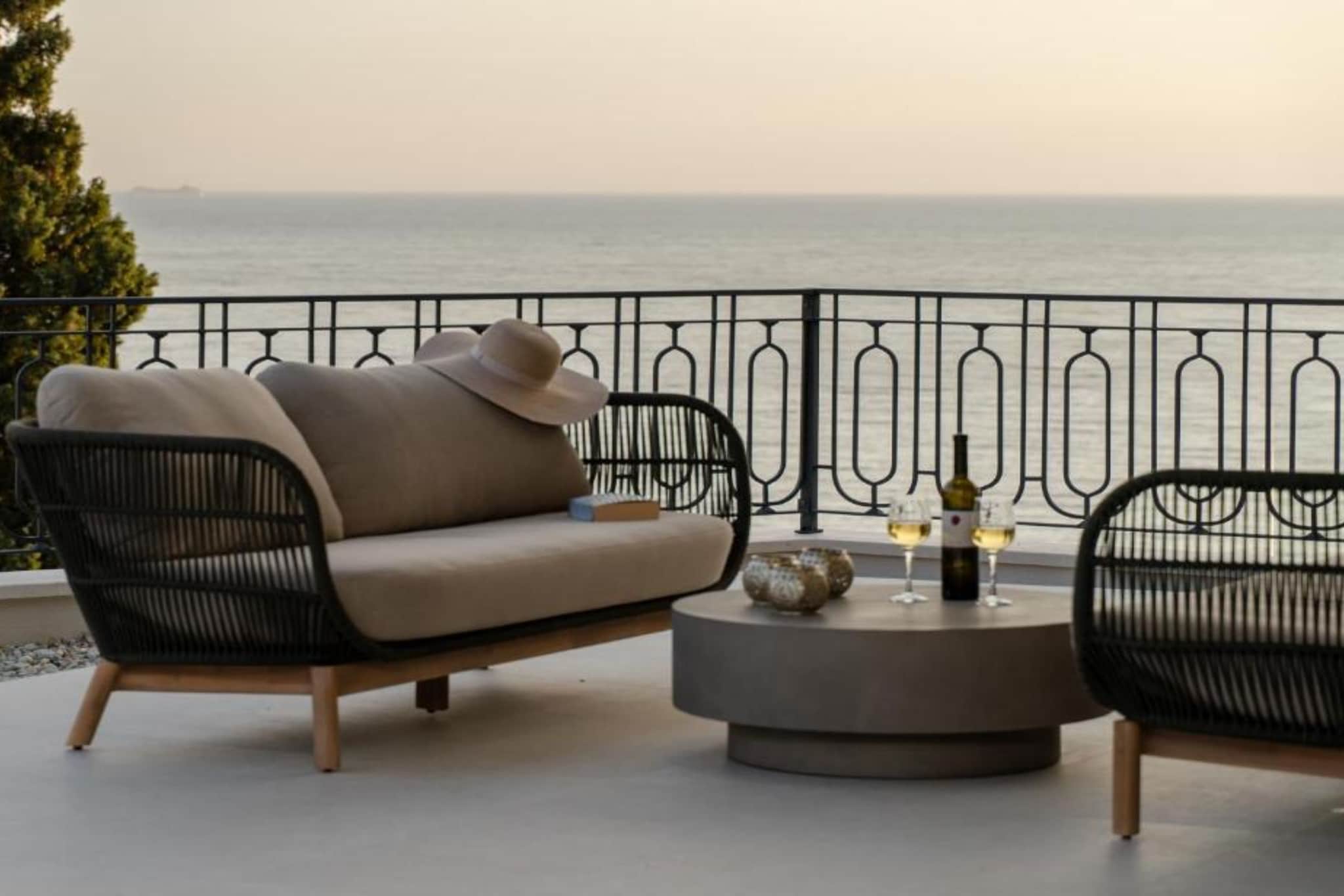 Lux Villa Mariva - Five bedroom Villa with pool - Terrasbalkon