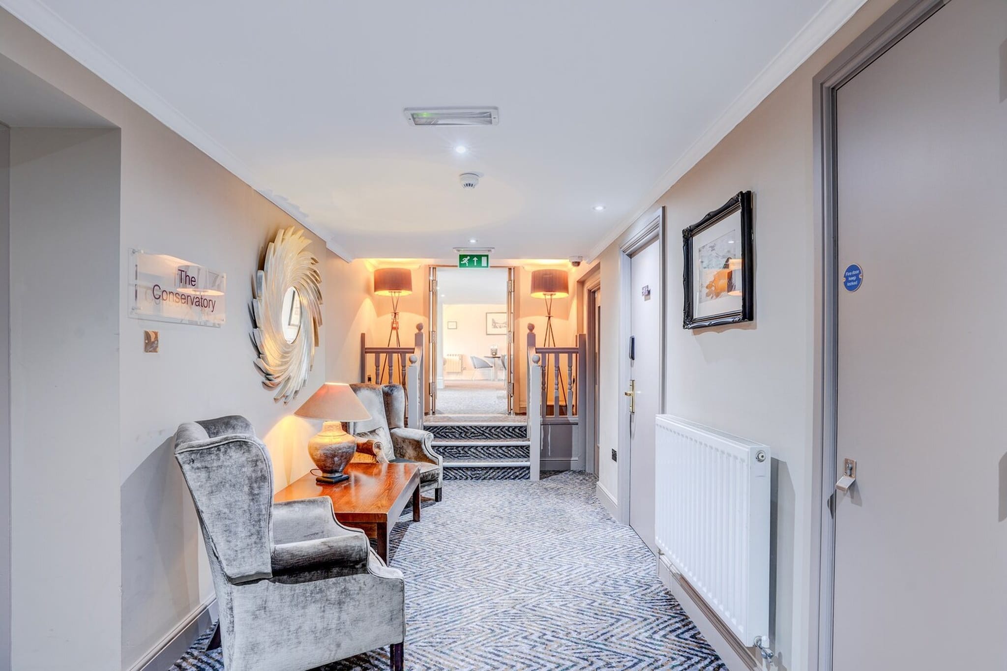 Twin Room with River View - Plattegrond