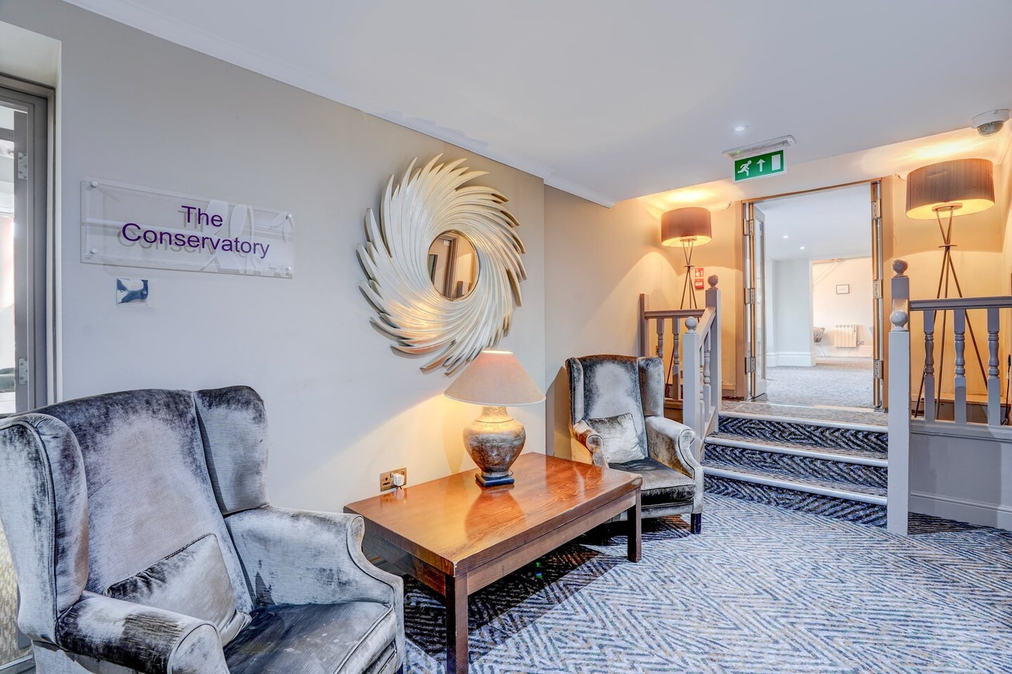 Twin Room with River View - Plattegrond