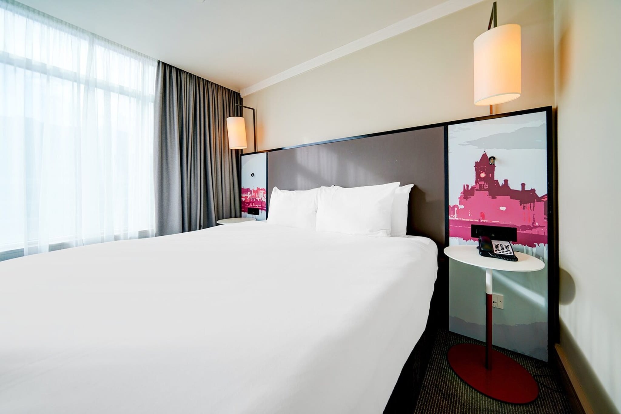 Privilege Room with Panoramic Views across the city - Slaapkamer