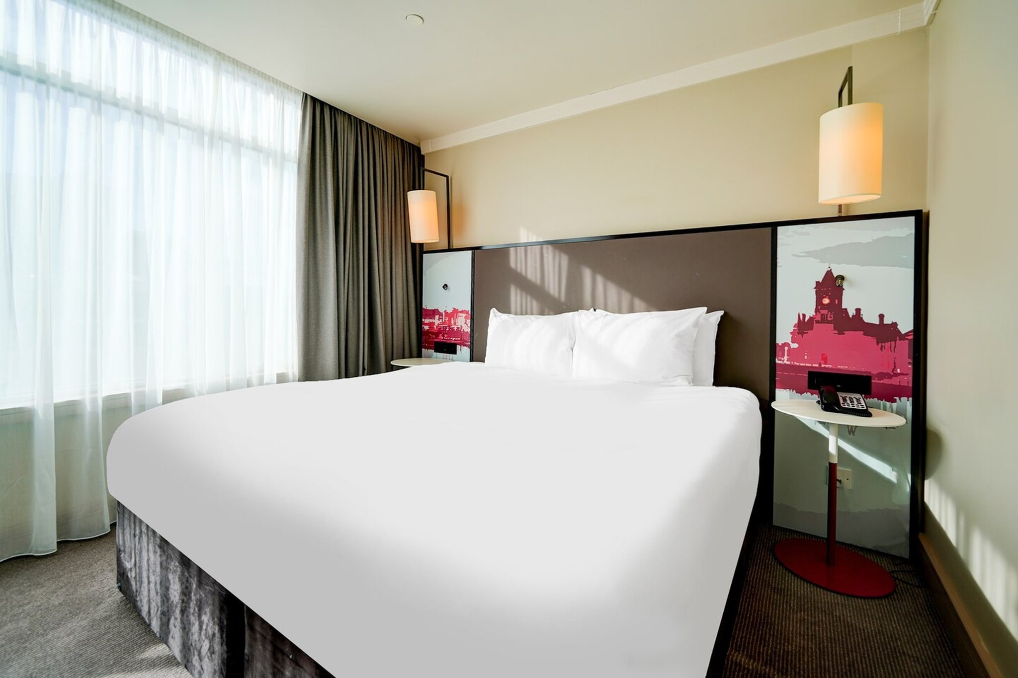 Privilege Room with Panoramic Views across the city - Slaapkamer