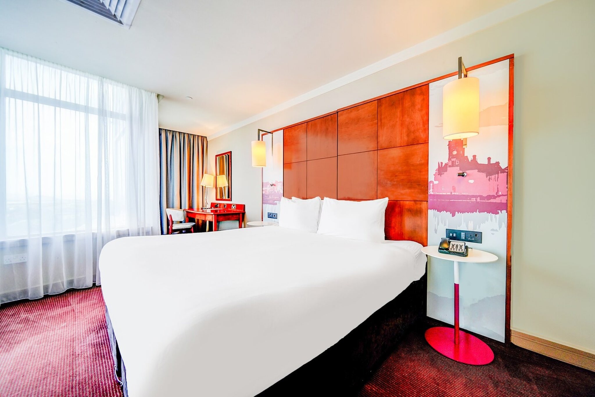 Privilege Room with Panoramic Views across the city - Slaapkamer