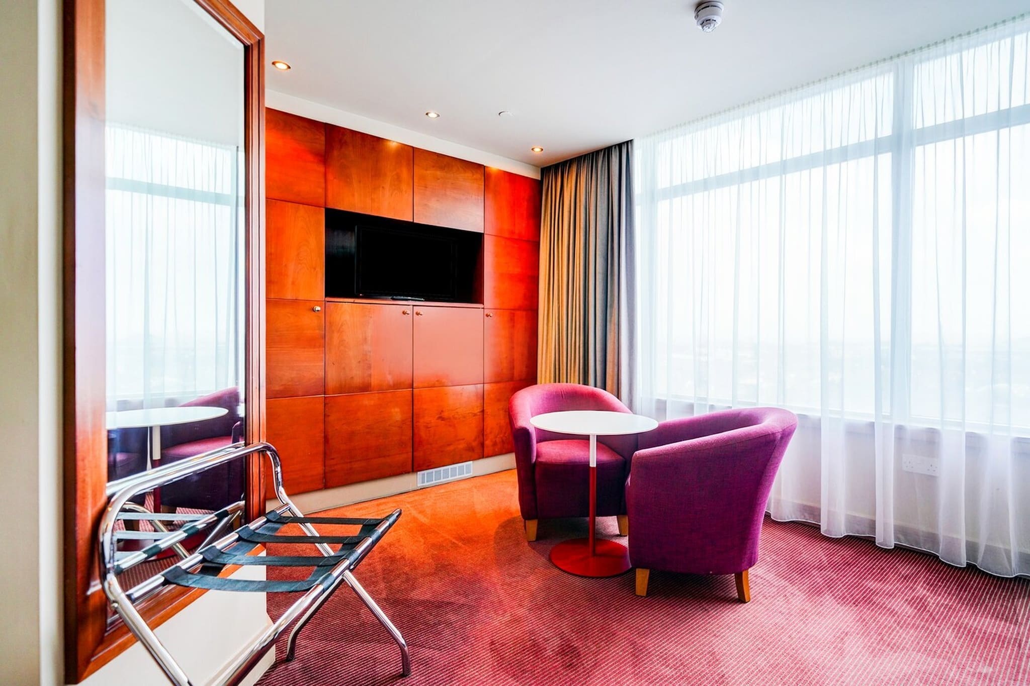 Privilege Room with Panoramic Views across the city - Slaapkamer