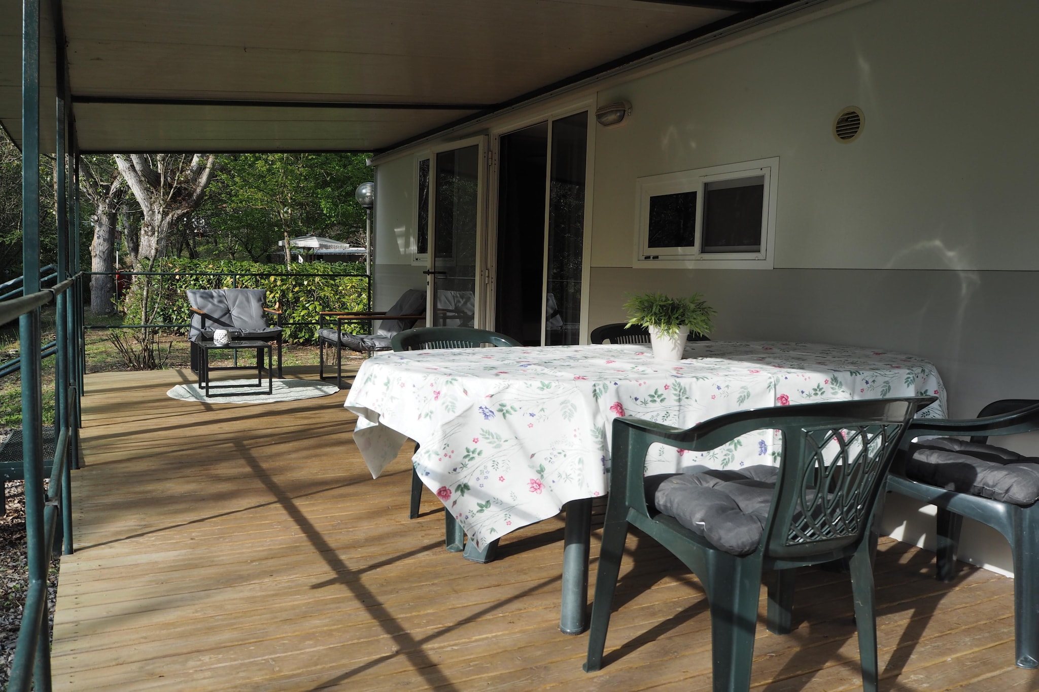 Camping Village La Chiocciola 4p1 - Terrasbalkon