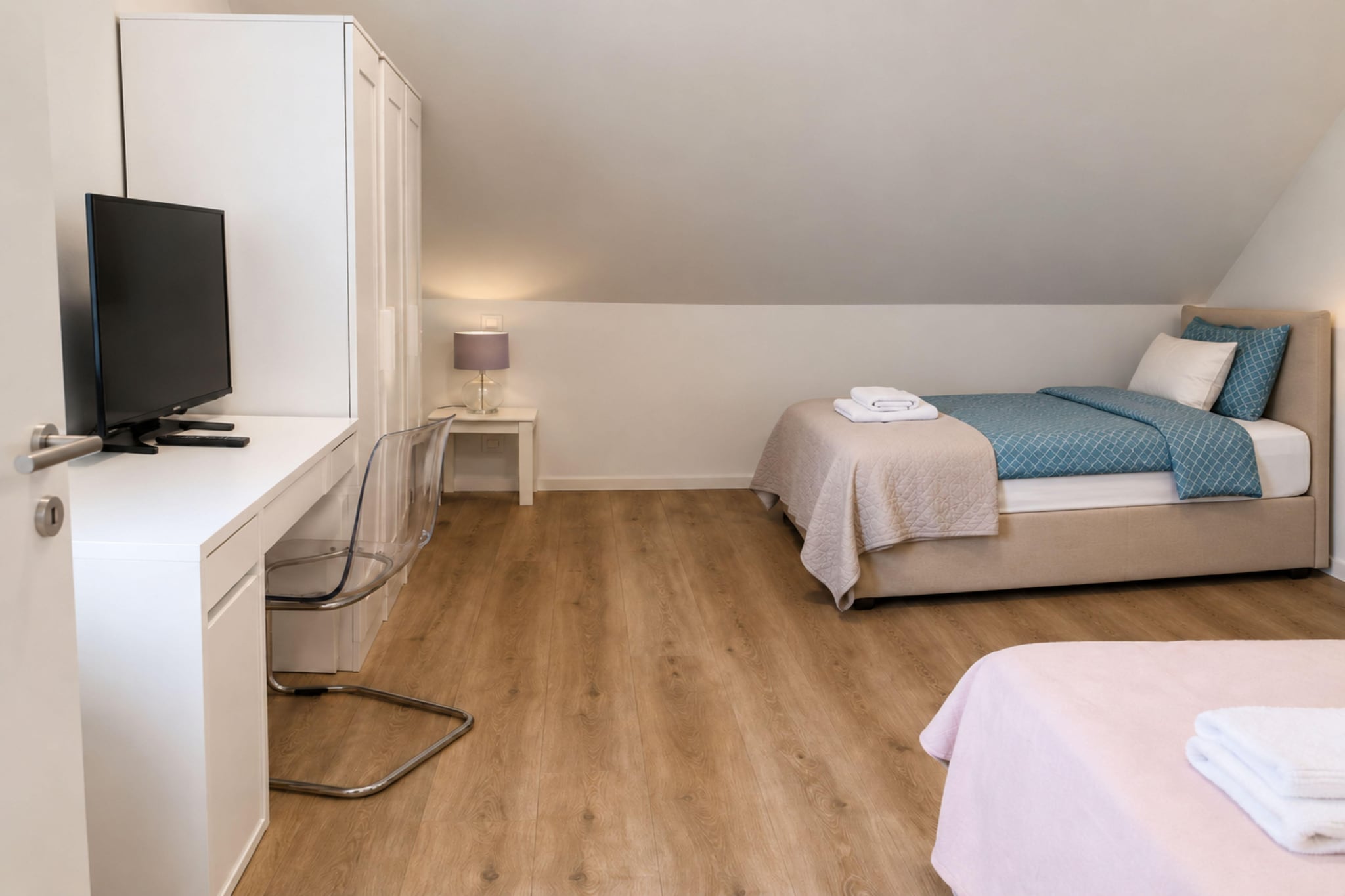 Apartment für Monteure Villa Rosa 4 P - Slaapkamer