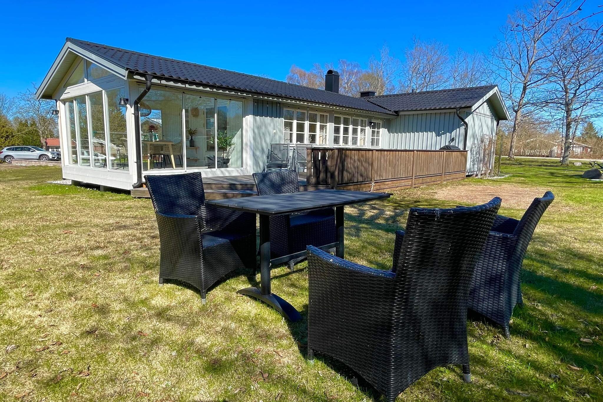 5 Sterne Ferienhaus in FÄRJESTADEN - Im Freien