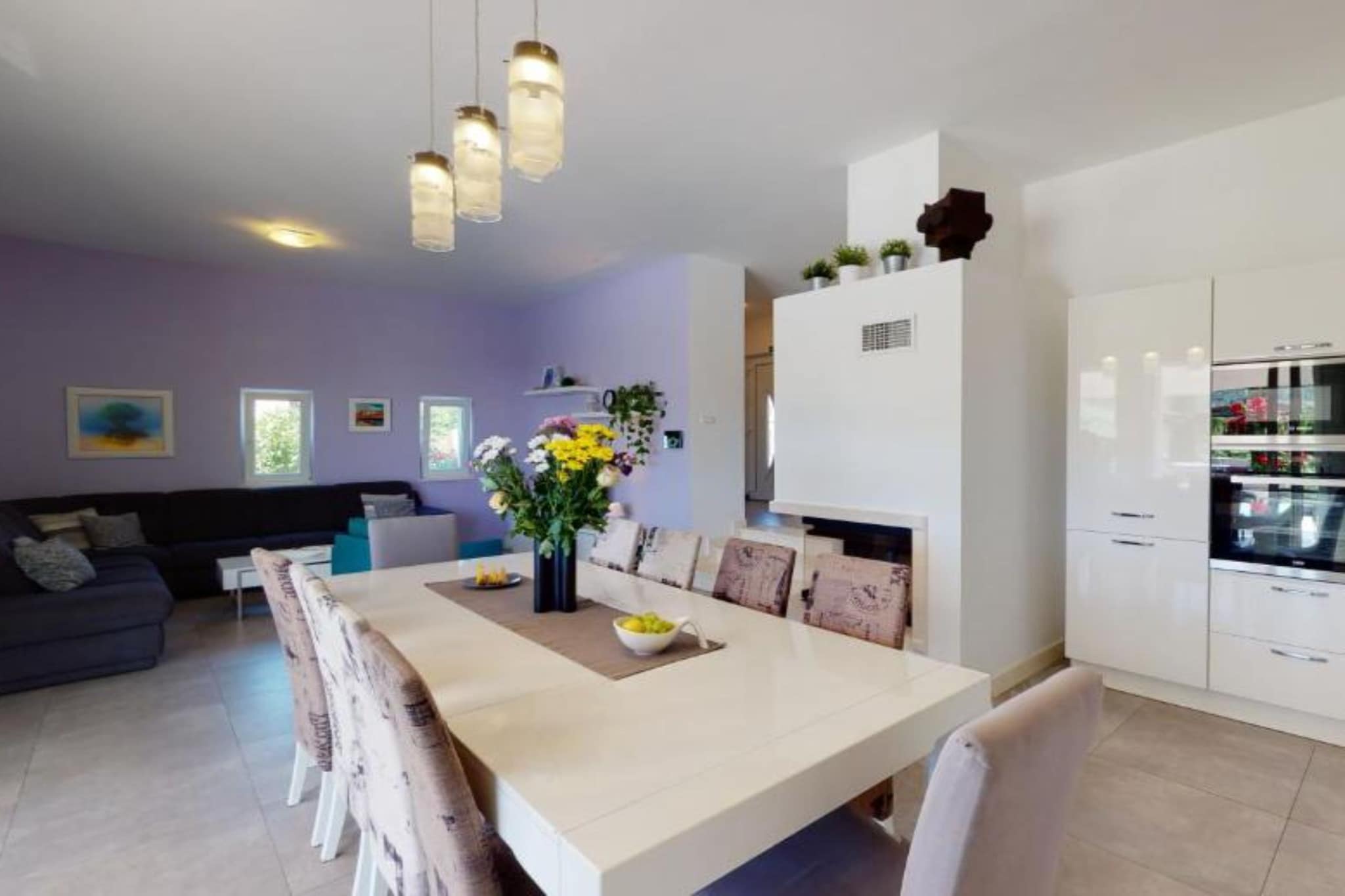 Adriatic Pearl - FourBedroom Villa with heated pool - Eetkamer