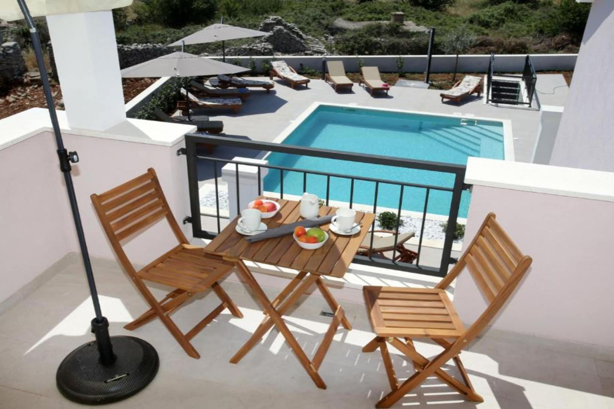 Adriatic Pearl - FourBedroom Villa with heated pool - Uitzicht