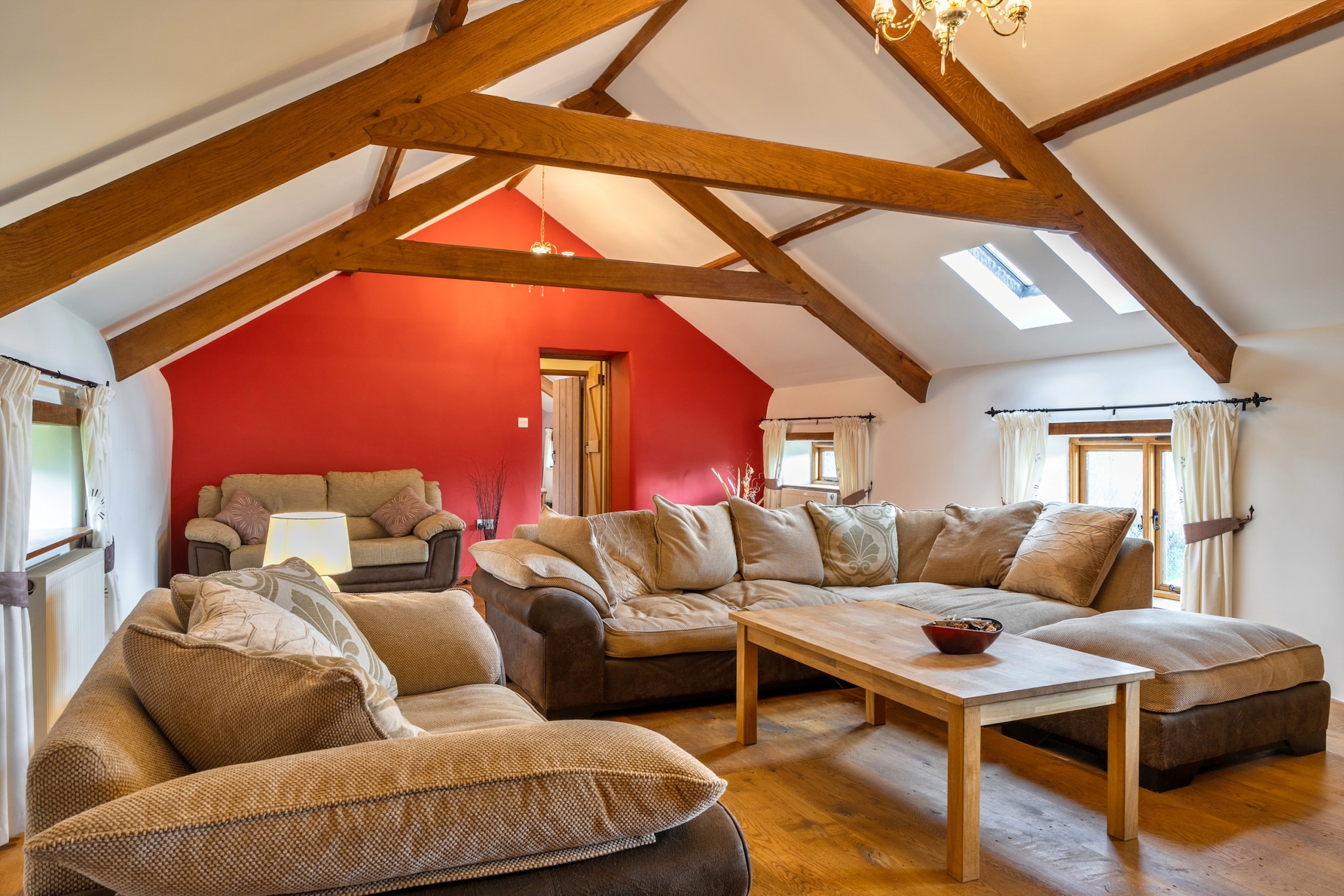 Oak Leaf Cottage - Woonkamer