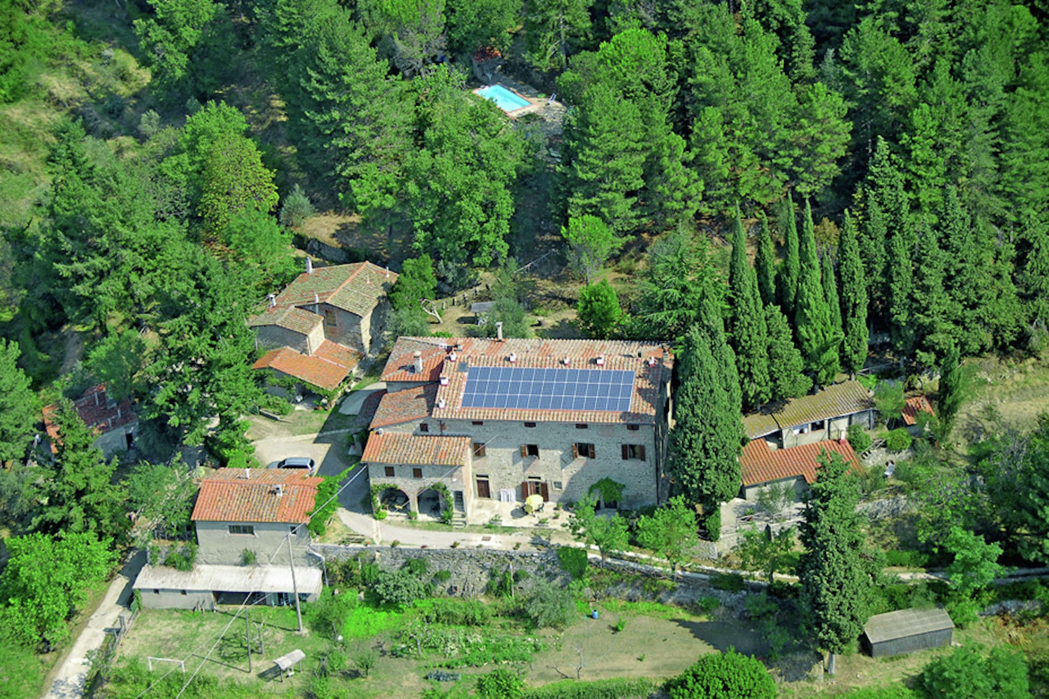 Rustikaler Bauernhof mit Ausblick in Castelfranco Piandiscò