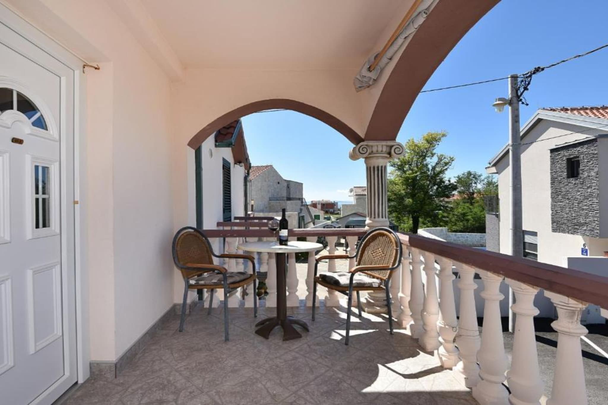 Privlaka Sunset Apartments - Studio apartment (ground floor 1) - Terras