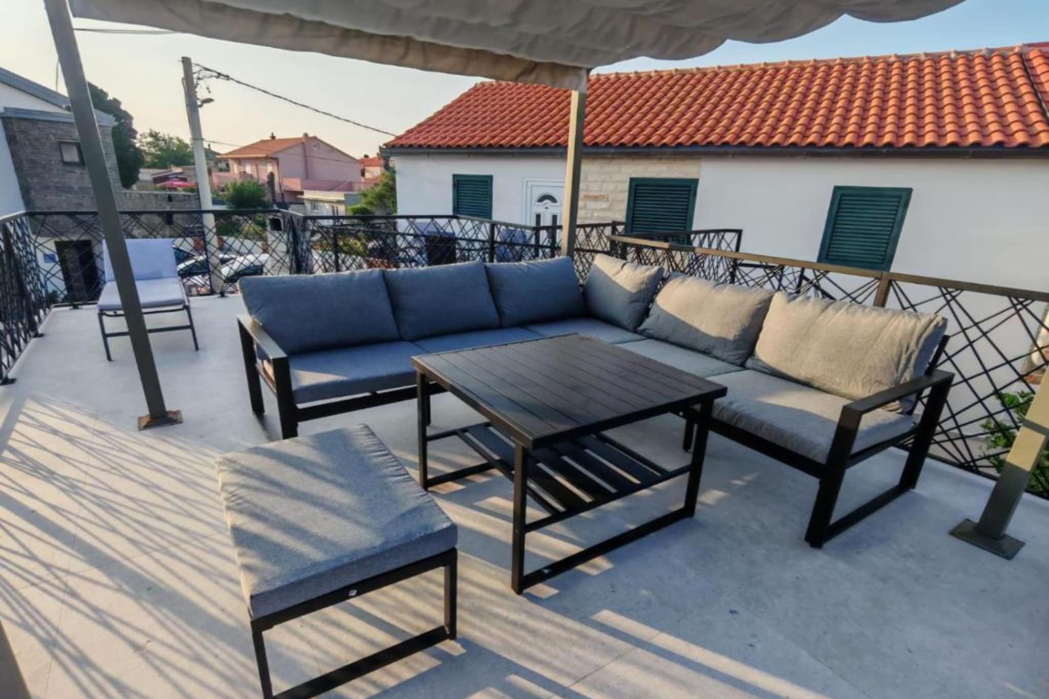 Privlaka Sunset Apartments - Studio apartment (ground floor 1) - Terras