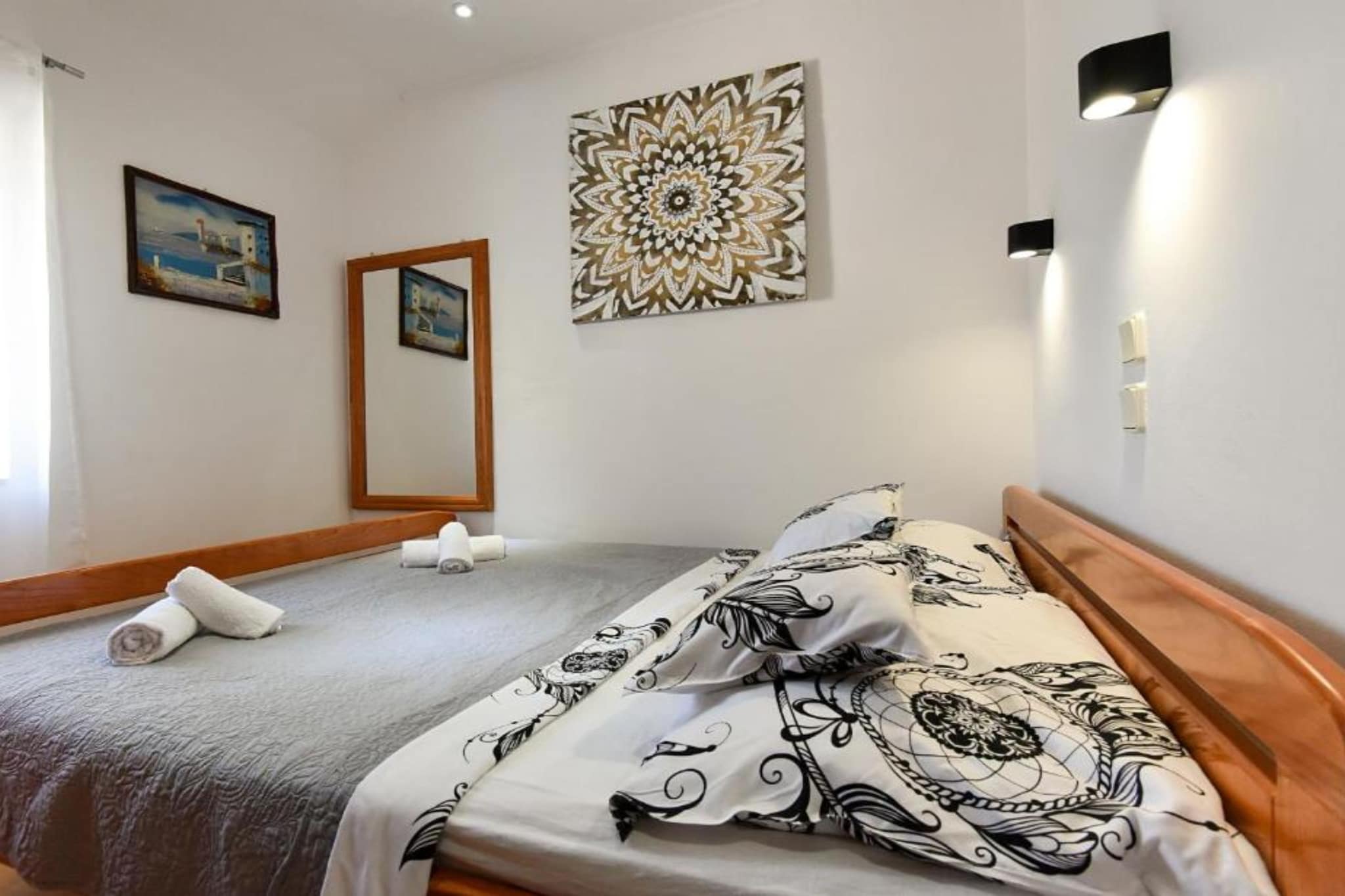 Privlaka Sunset Apartments - Studio apartment (ground floor 1) - Slaapkamer