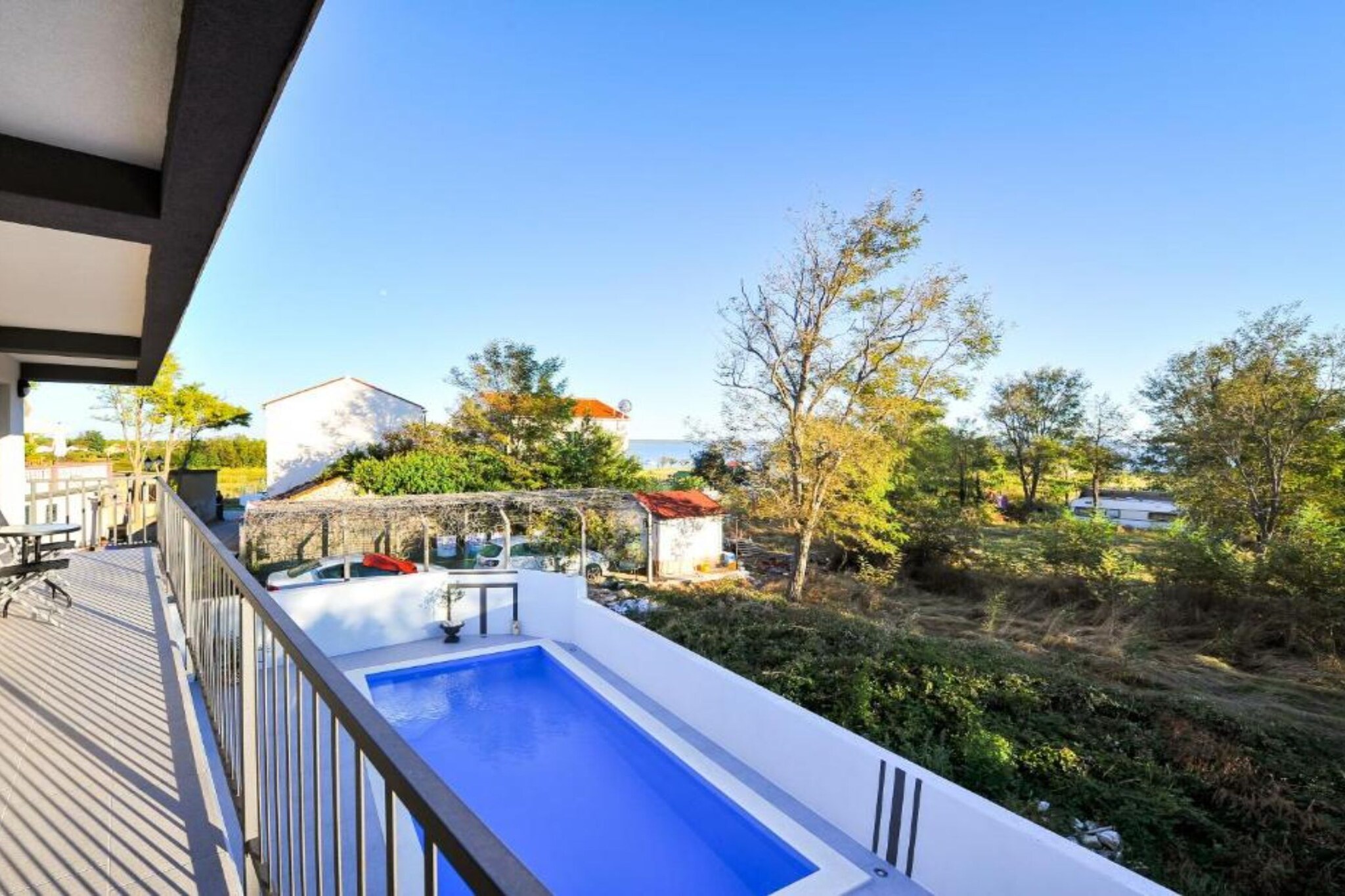 Adriatic Villa Privlaka - Two bedroom Villa with pool - Uitzicht