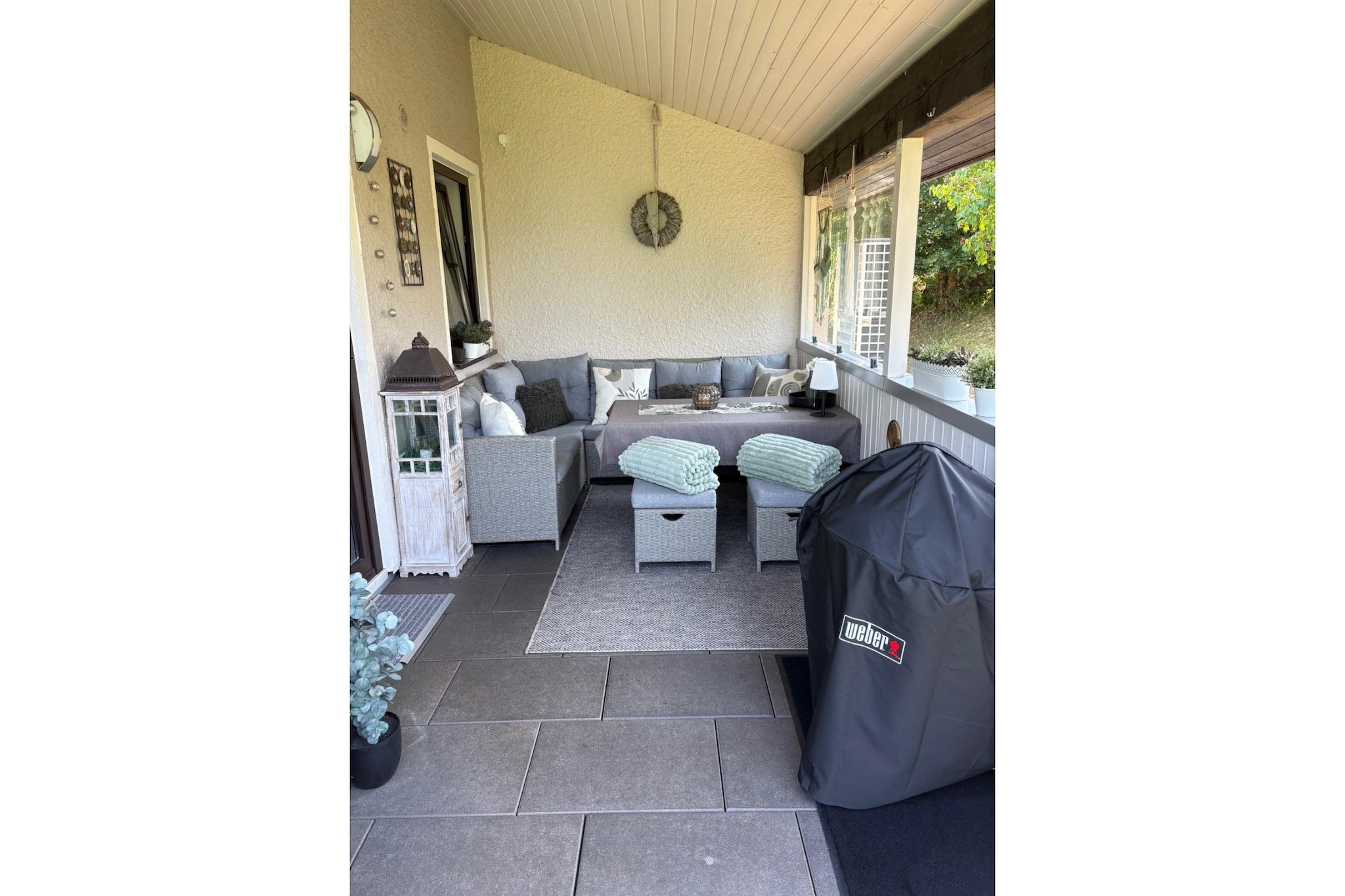 Wohlfühl Ferienhaus Henn Eifelliebe - Terrasbalkon