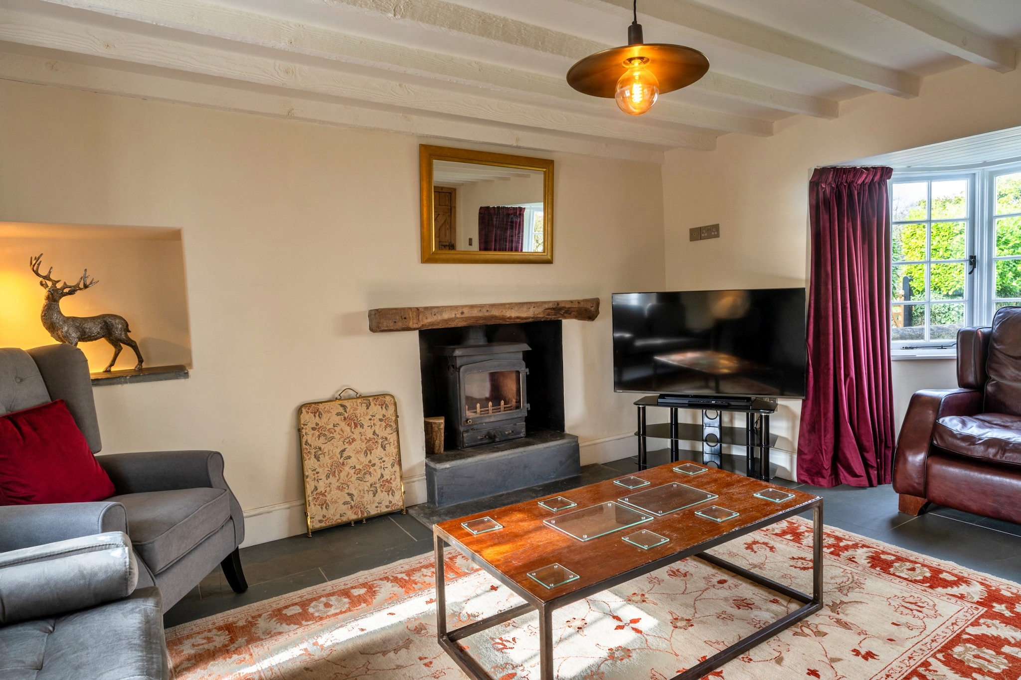 The Cottage at High Bickington - Woonkamer