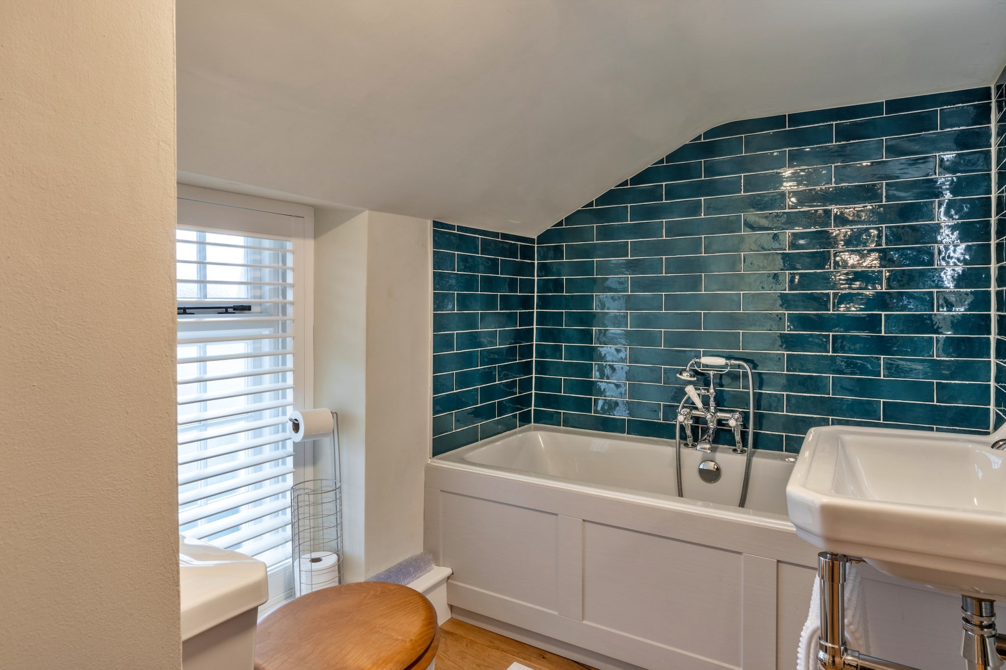 The Cottage at High Bickington - Badkamer
