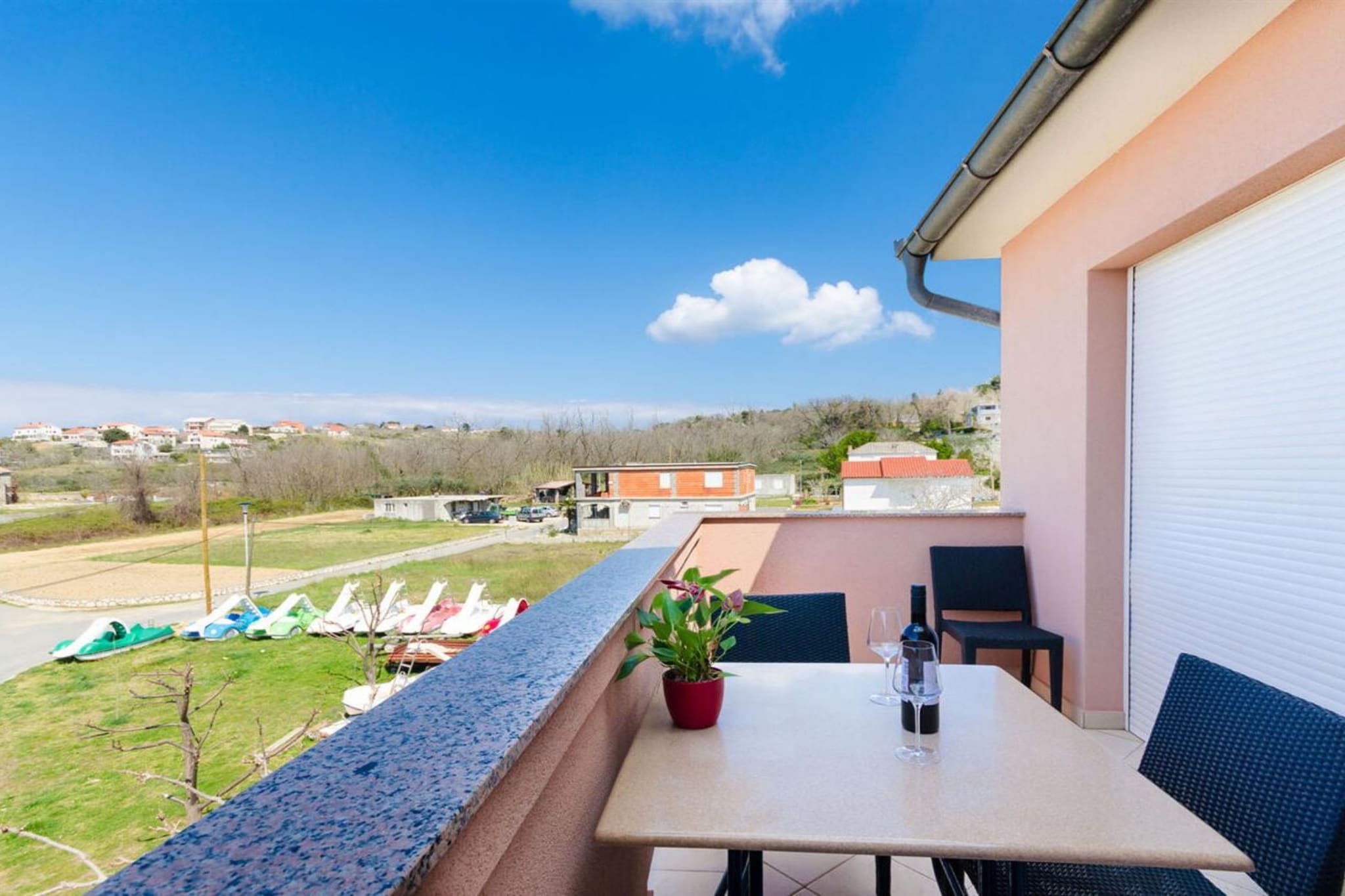 Apartments and Room Ljubica i Branko - Two bedroom Apartment A3 (Dani) - Terrasbalkon